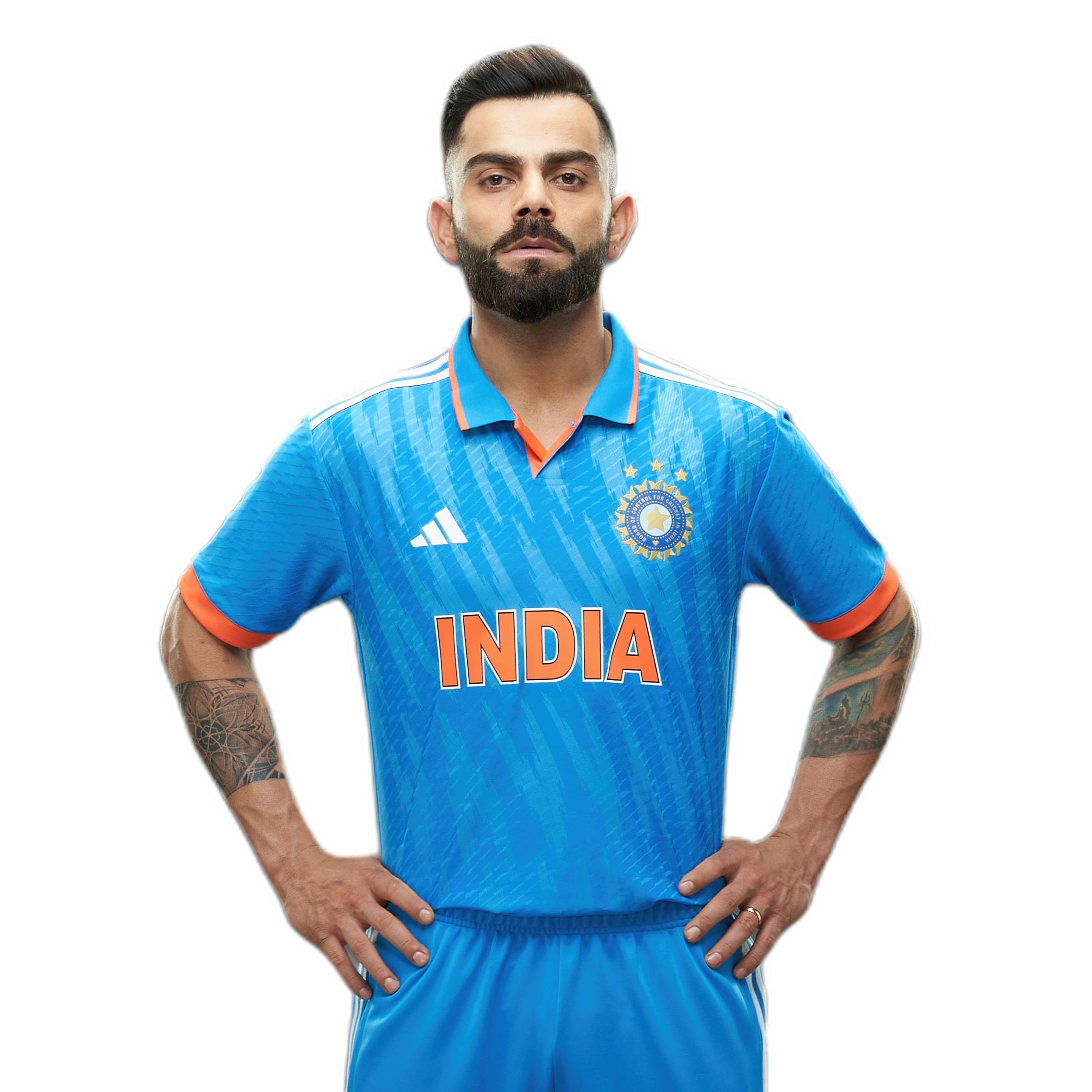 Mens Indian Cricket Replica Jersey