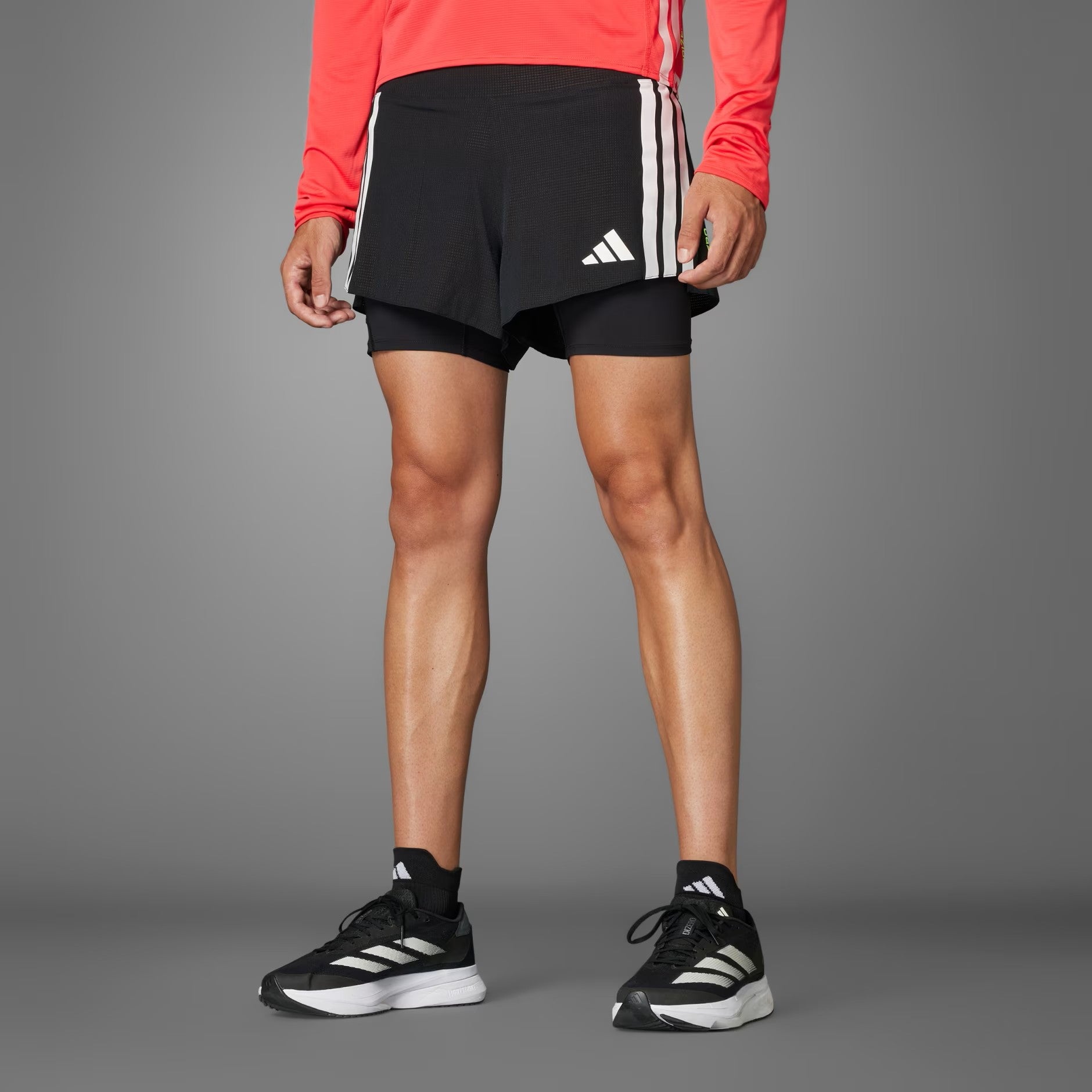 Mens Adizero 2 in 1 Short