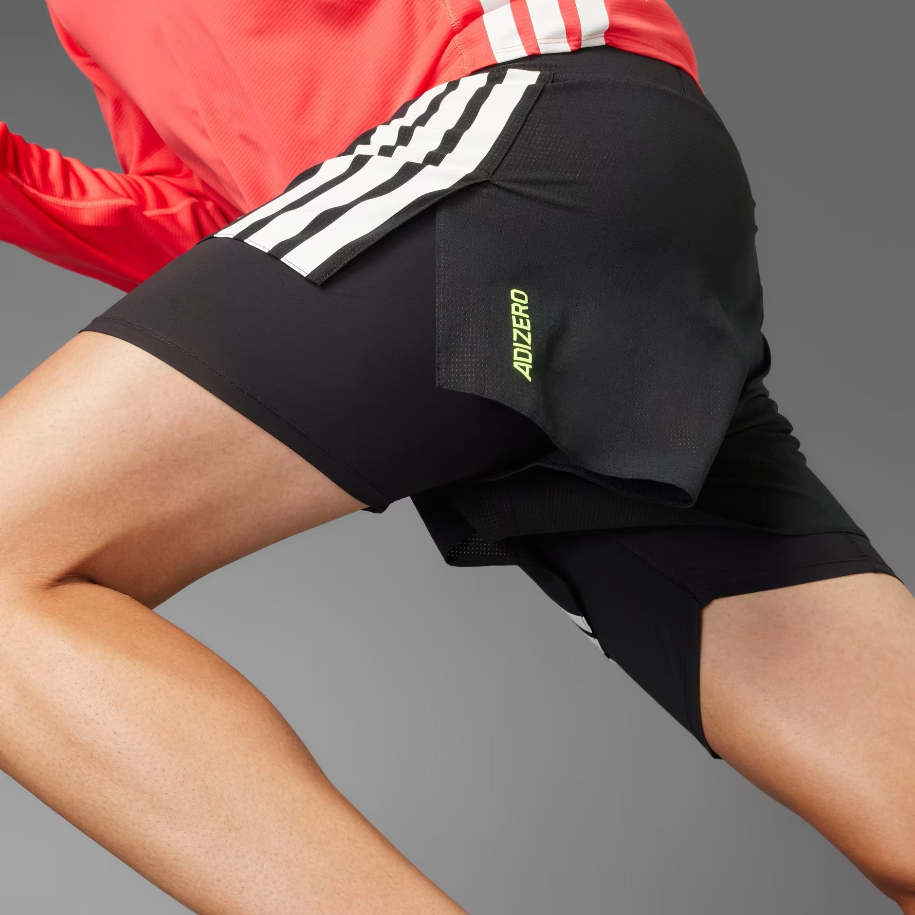 Mens Adizero 2 in 1 Short