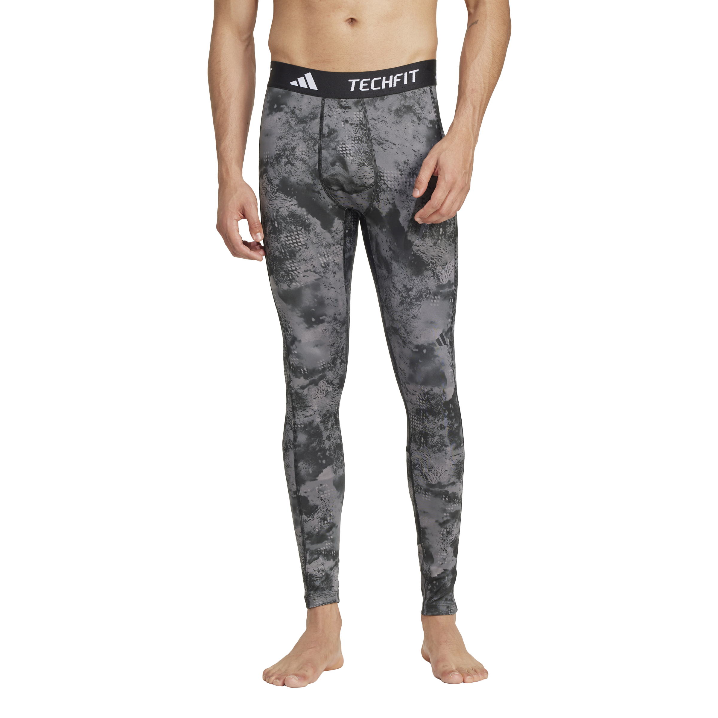 Mens Techfit Printed Long Tight