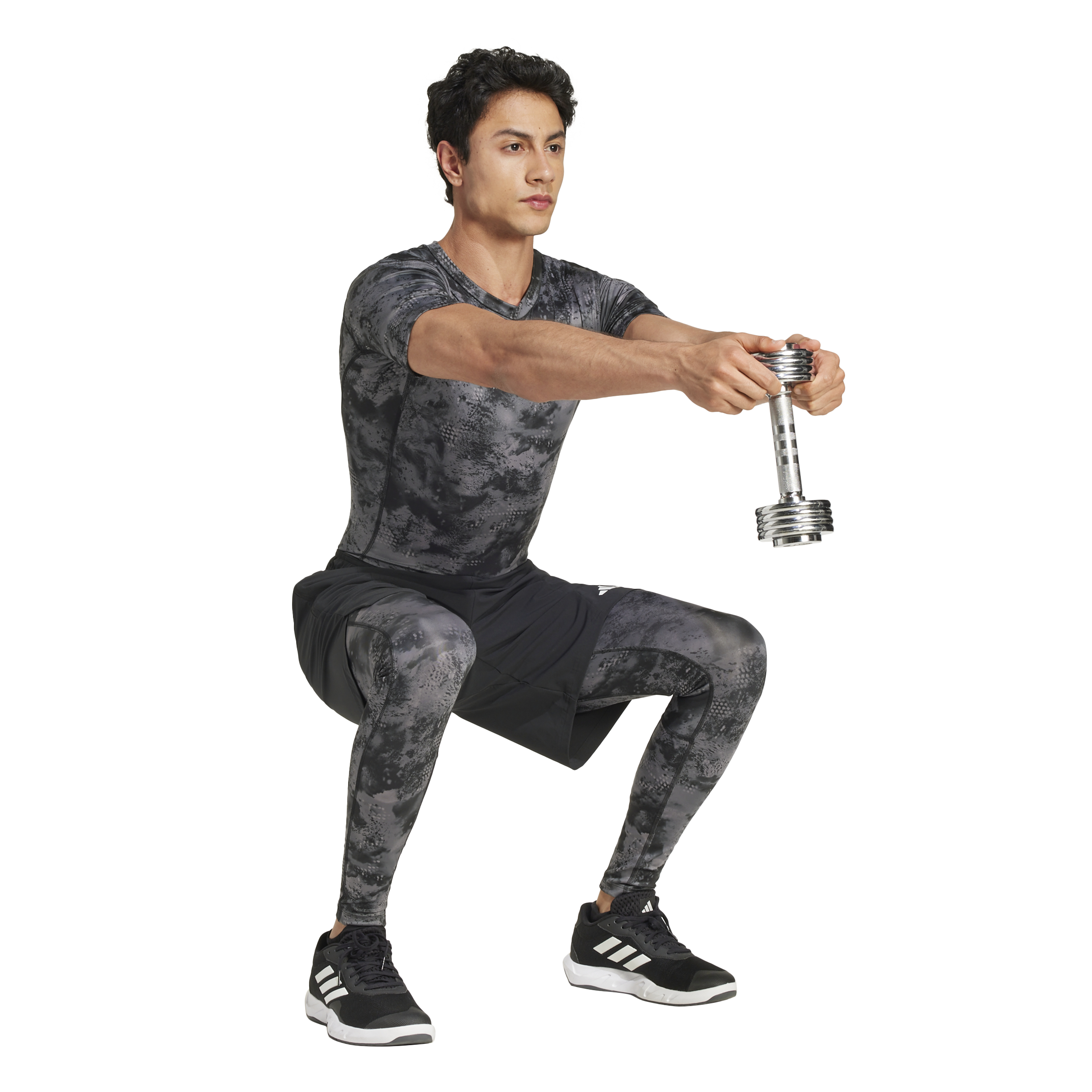 Mens Techfit Printed Long Tight