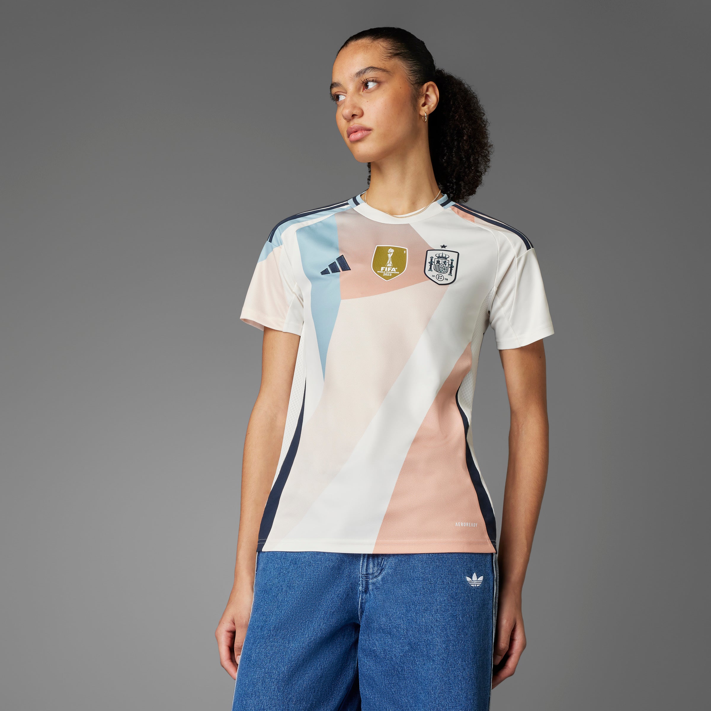 Womens Spain FEF Away 25 Jersey