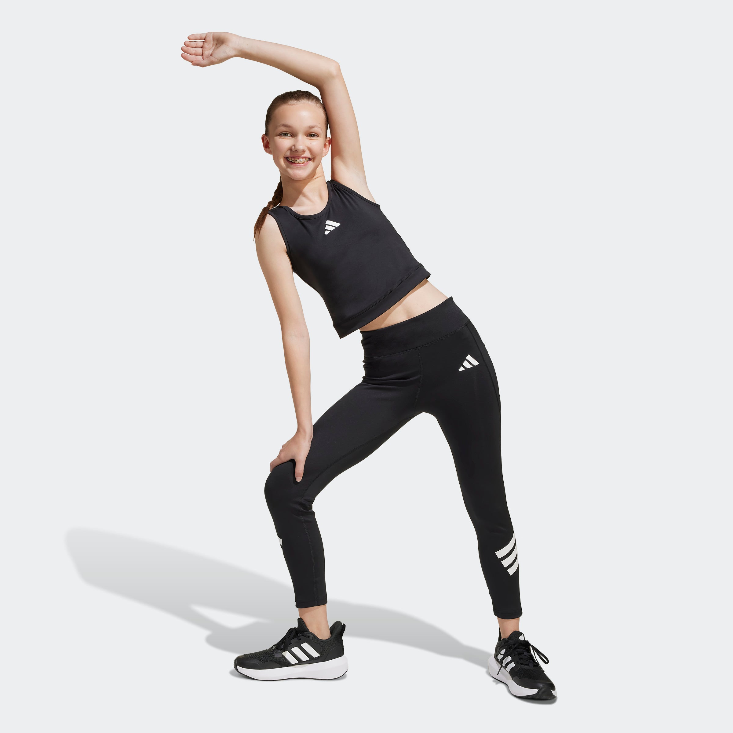 Girls Optime 7/8 Leggings