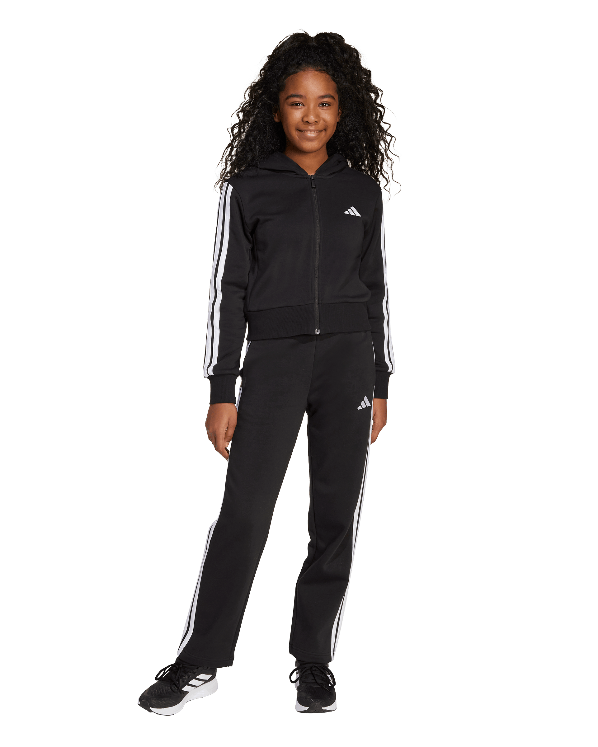 Junior Girls 3 Stripes Hoodie Set