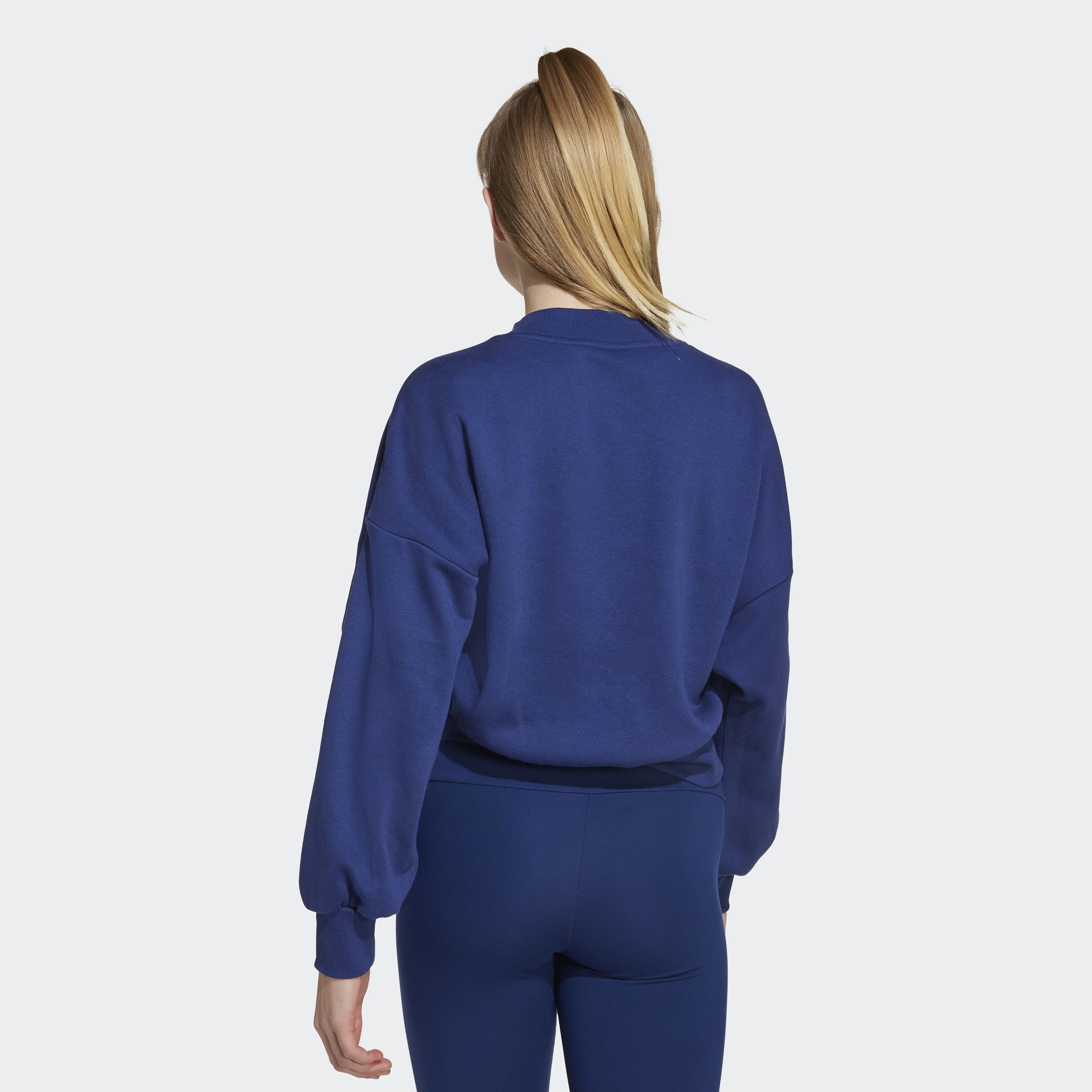 Girls Collegiate Typography Crewneck Sweatshirt