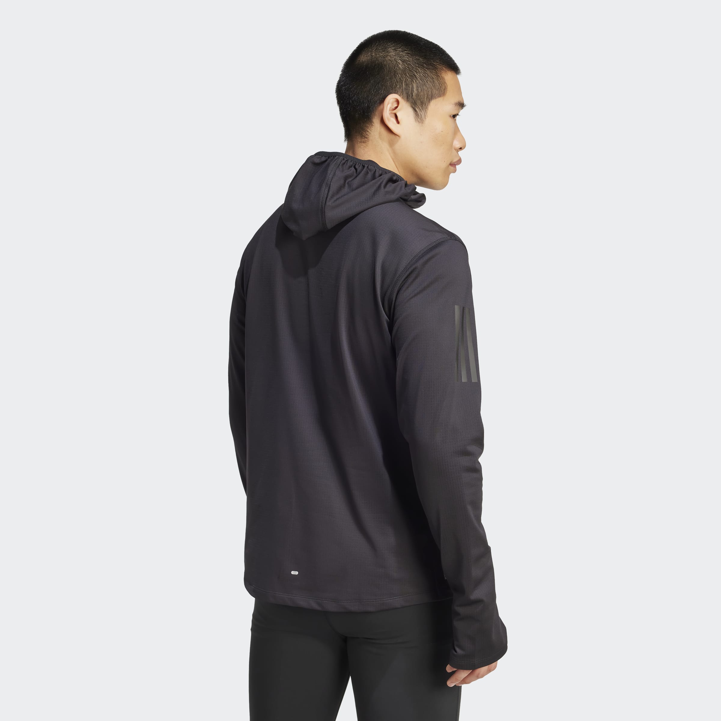 Mens Own The Run Base 1/2 Hooded HalfZip
