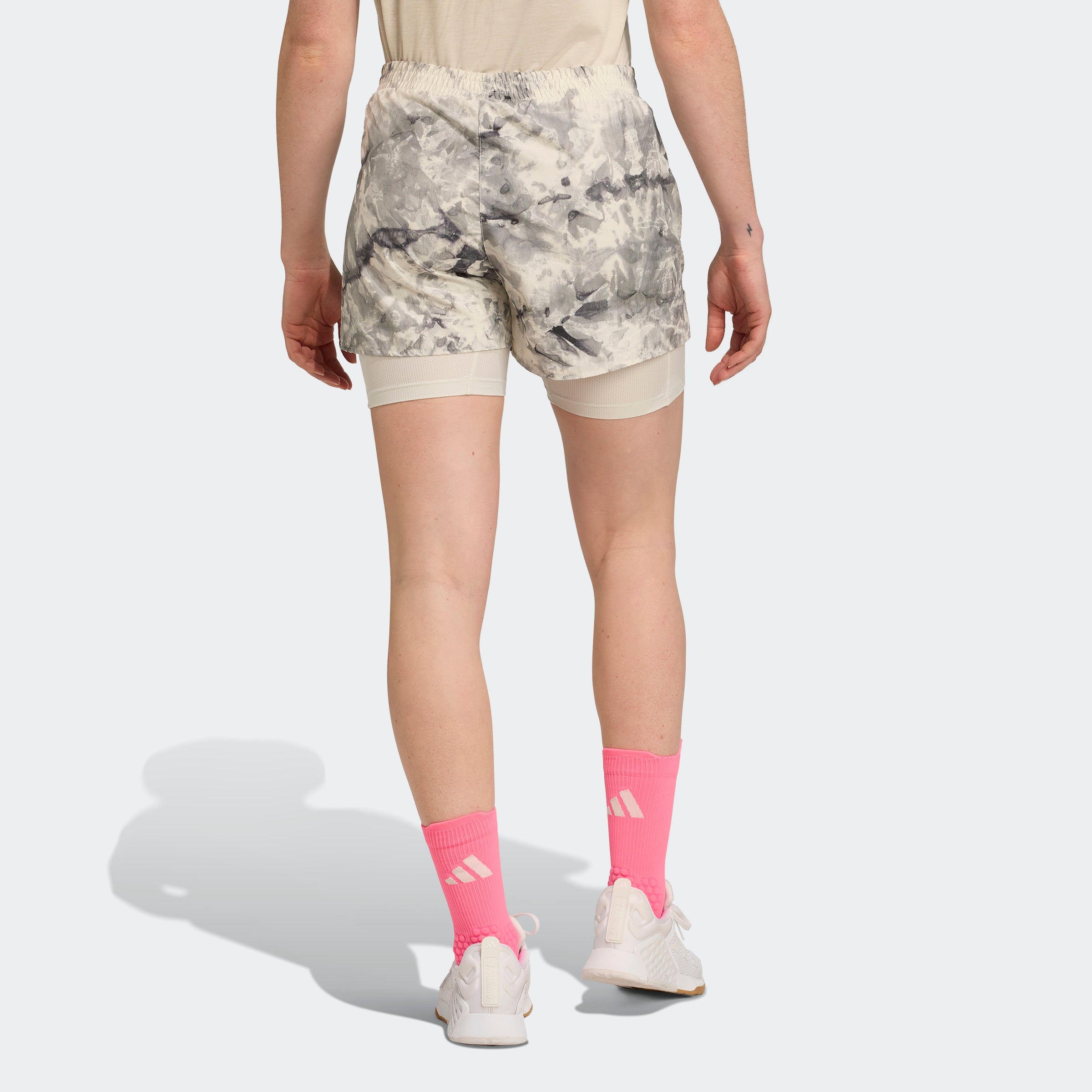 Womens Own The Run Spray Dye 2-In-1 Shorts