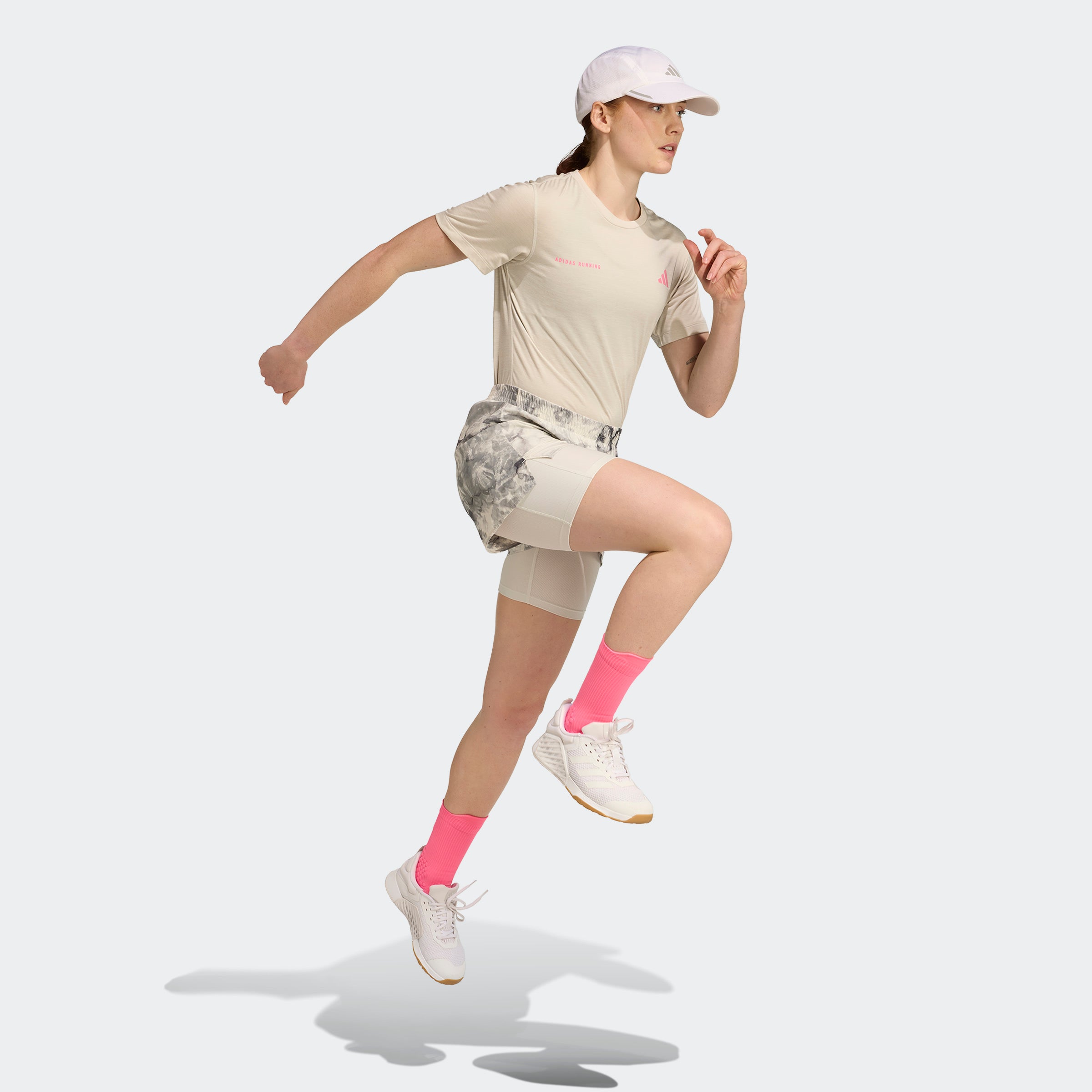 Womens Own The Run Spray Dye 2-In-1 Shorts