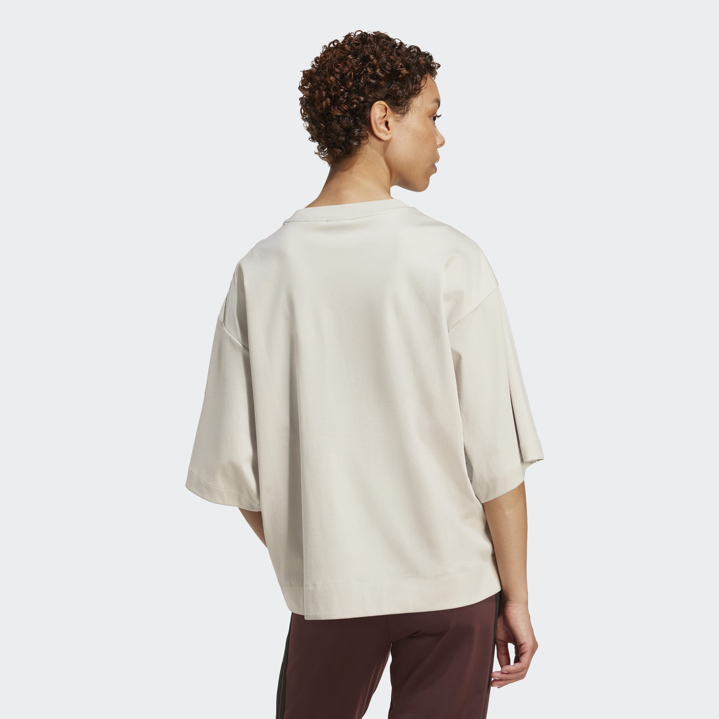 Womens Soft Lux Loose Short Sleeves Tees