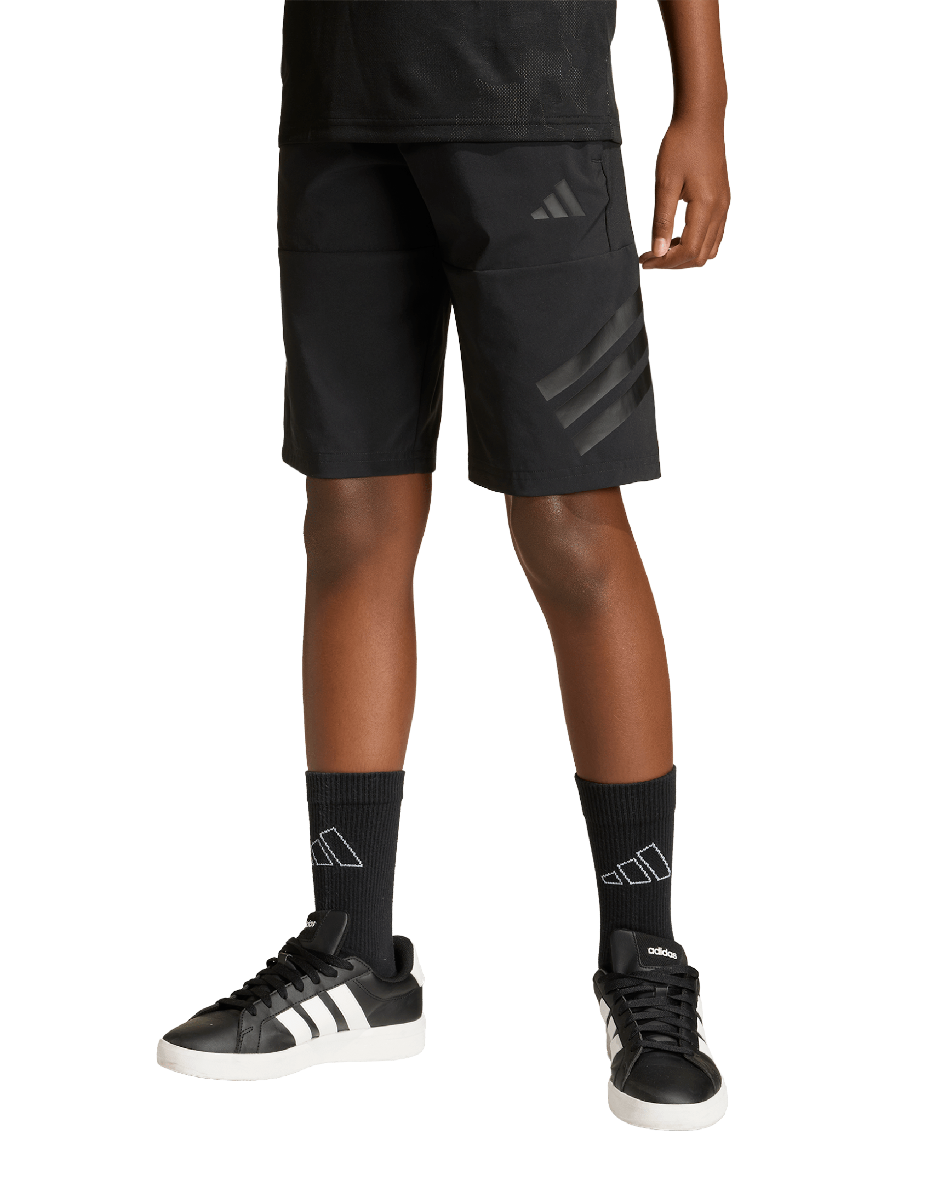 Junior Boys Training 3 Stripes Shorts