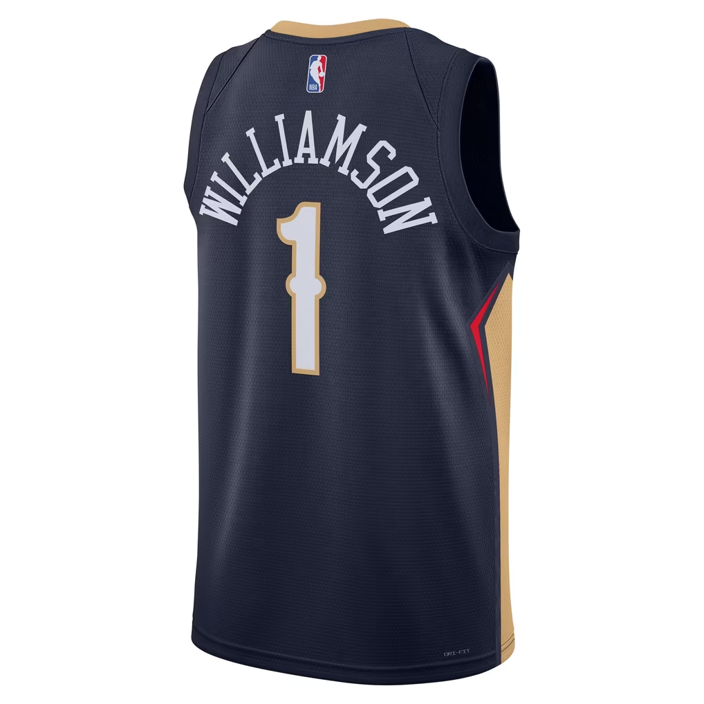 Junior New Orleans Pelicans Zion Williamson Icon Repl Jersey