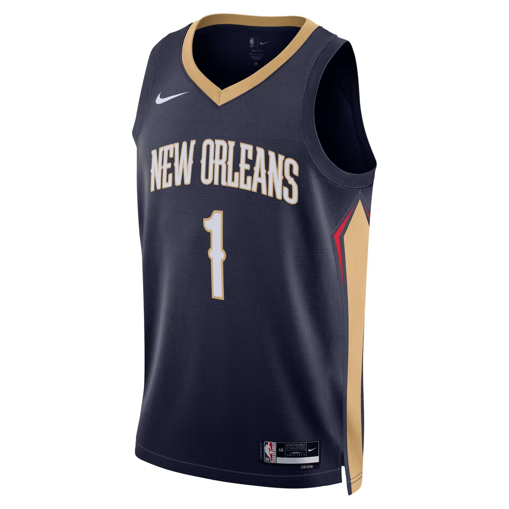Junior New Orleans Pelicans Zion Williamson Icon Repl Jersey