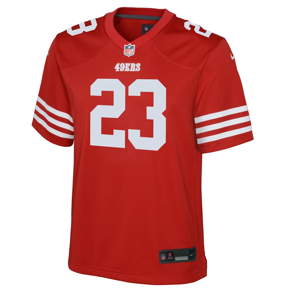 Junior San Francisco 49Ers C Mccaffrey Home Jersey