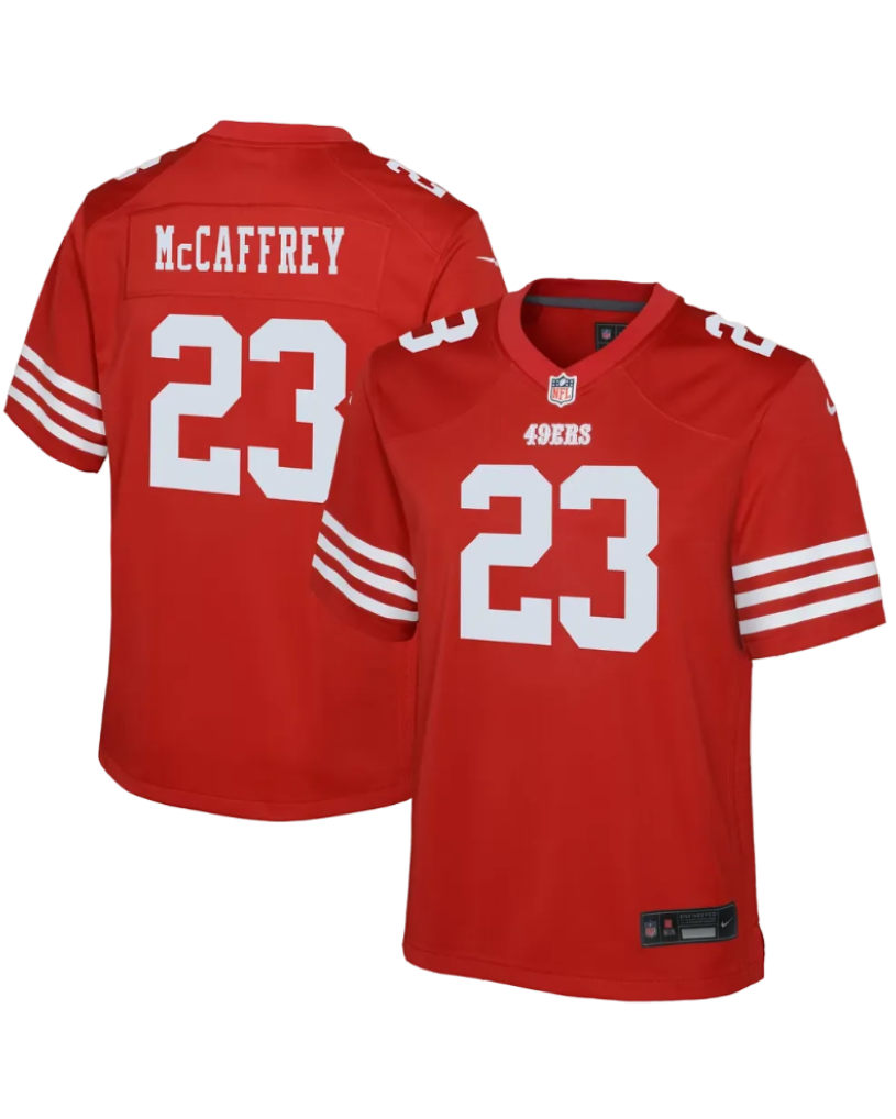 Junior San Francisco 49Ers C Mccaffrey Home Jersey