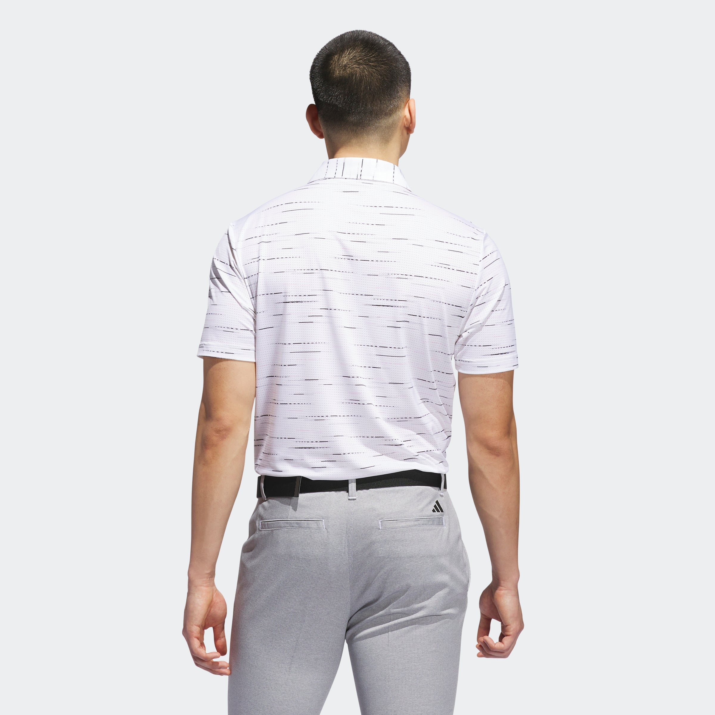 Mens Ultimate Mesh Printed Golf Polo
