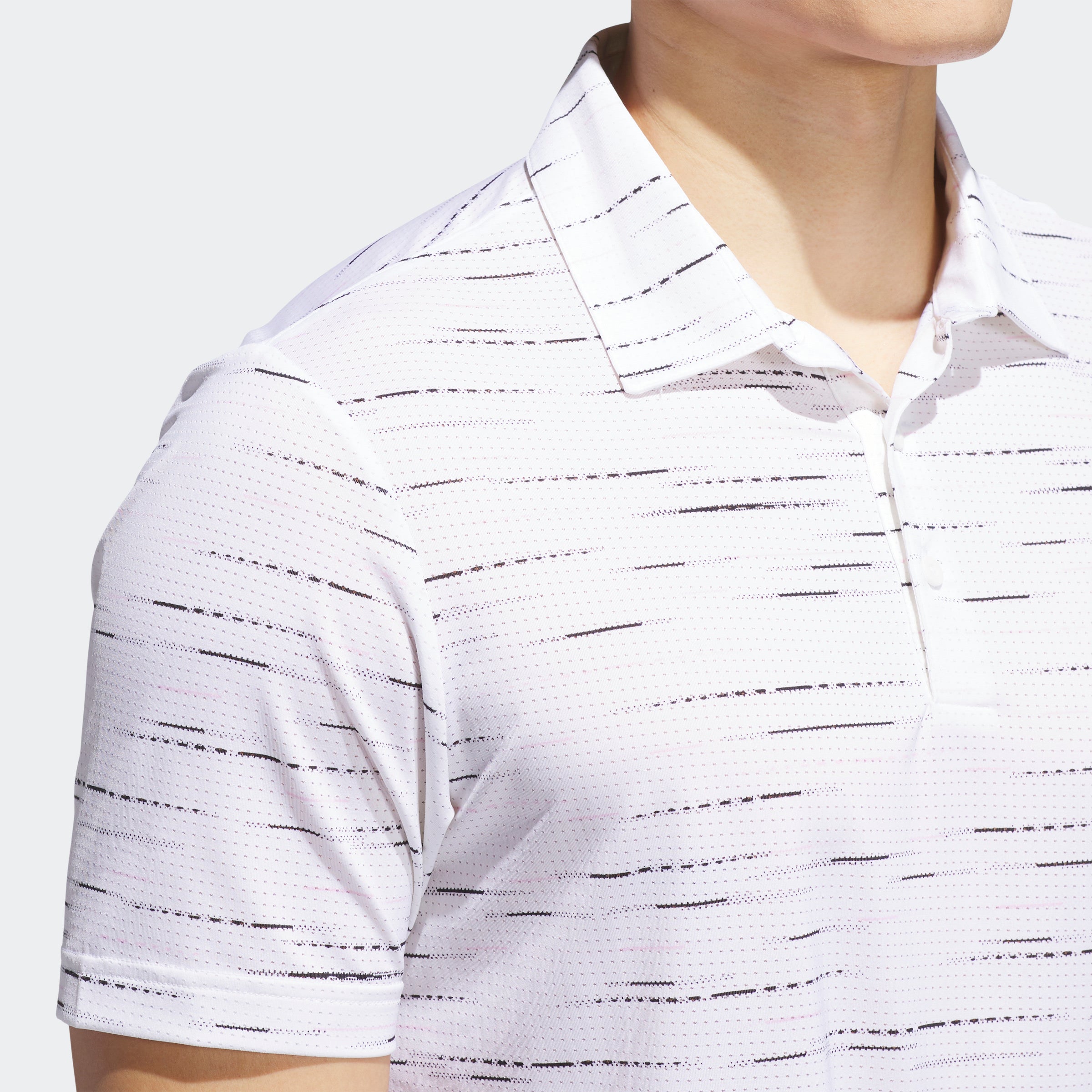 Mens Ultimate Mesh Printed Golf Polo