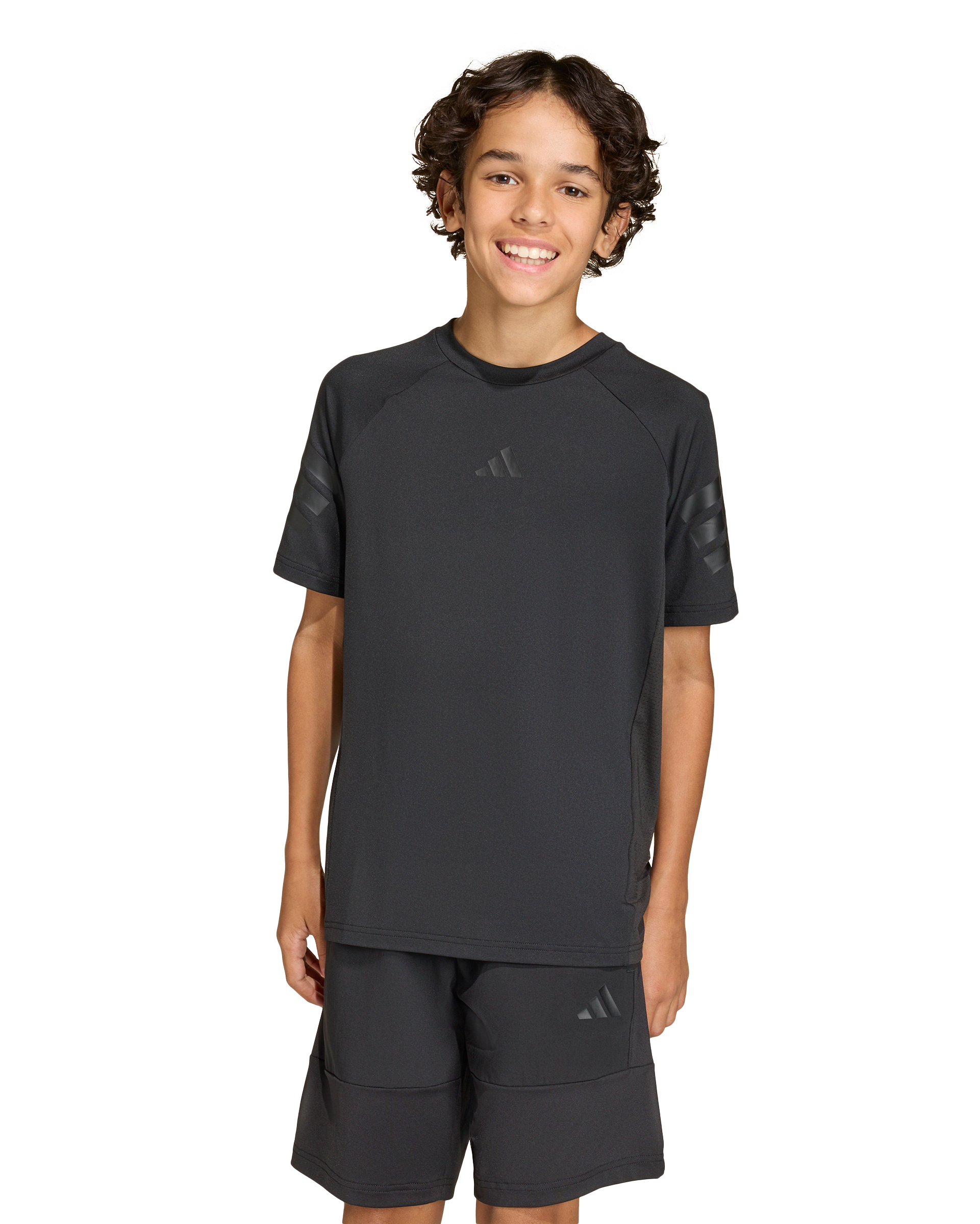 Junior Boys Training 3 Stripes Tshirt