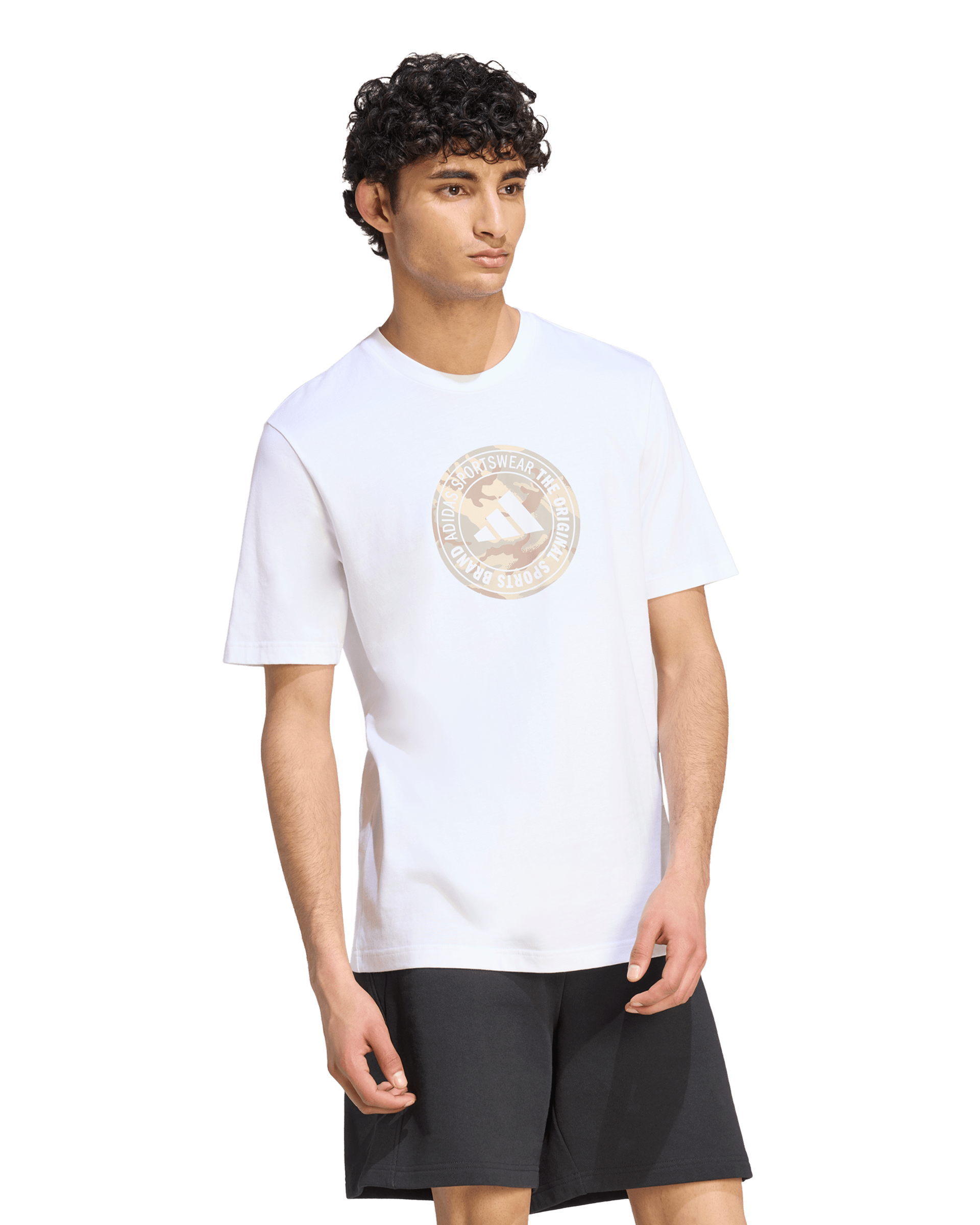 Mens Camo Circle Short Sleeve T-Shirt