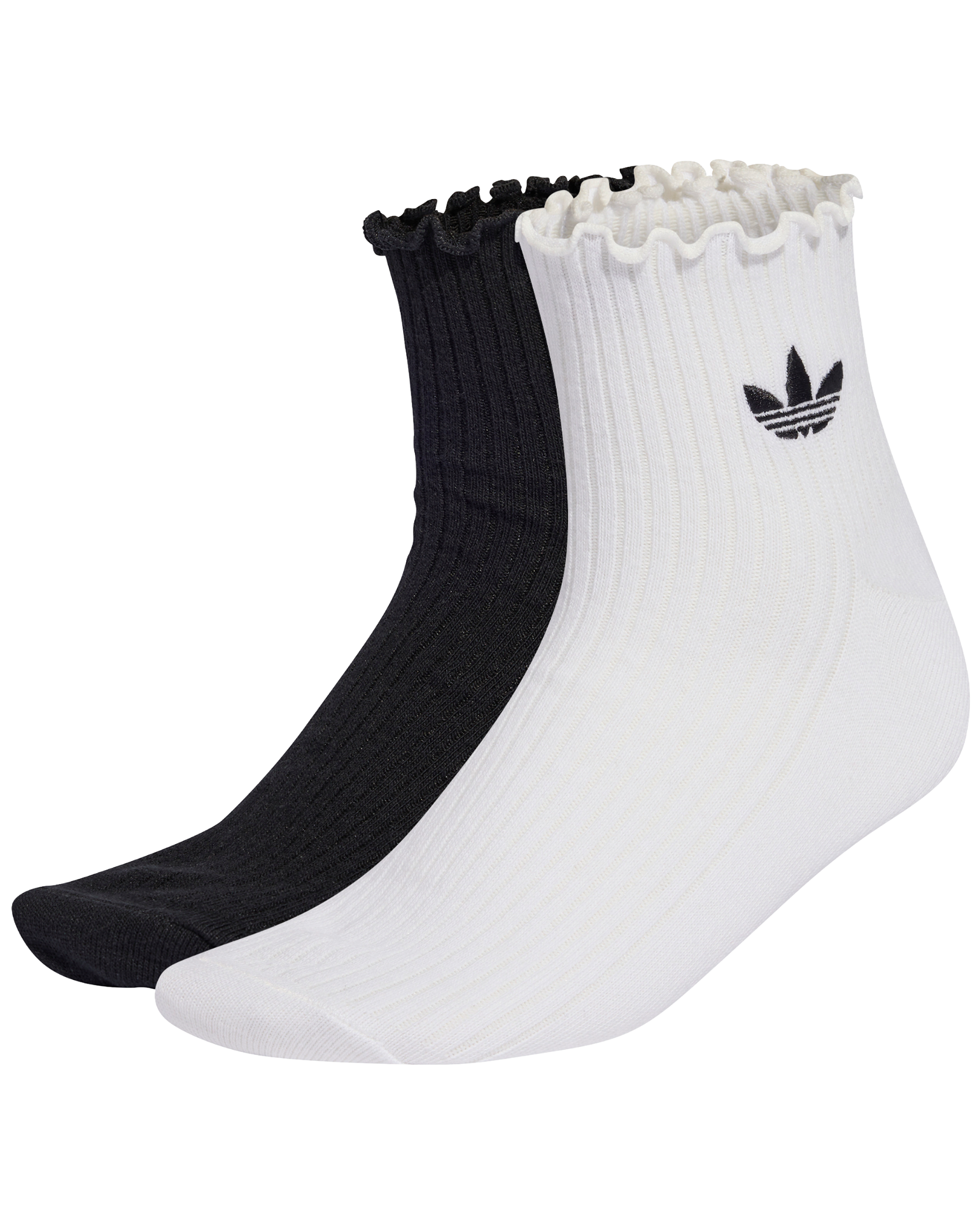 2 Pack Womens Ruffle Socks