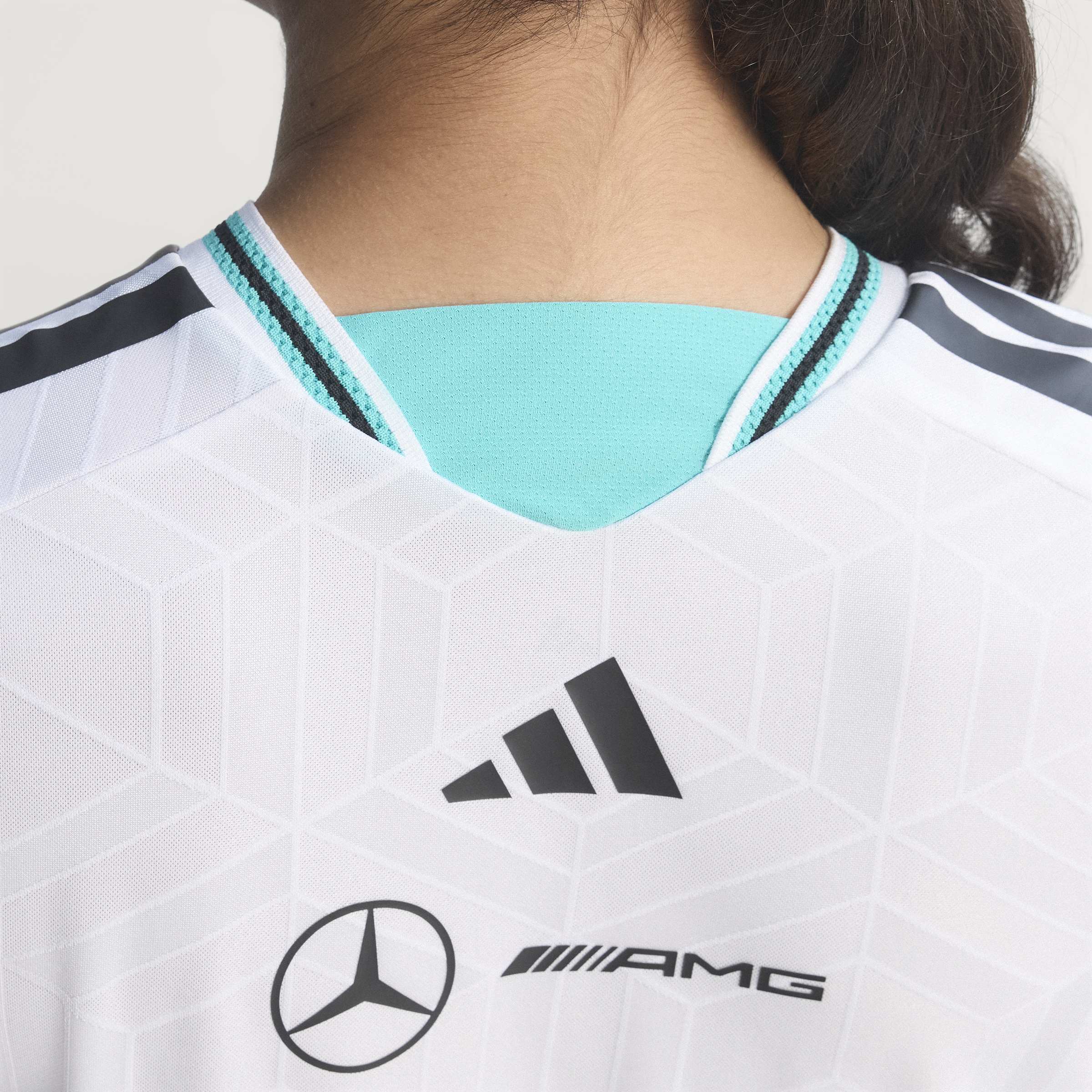 Mens Mercedes AMG F1 Drivers Replica Shirt