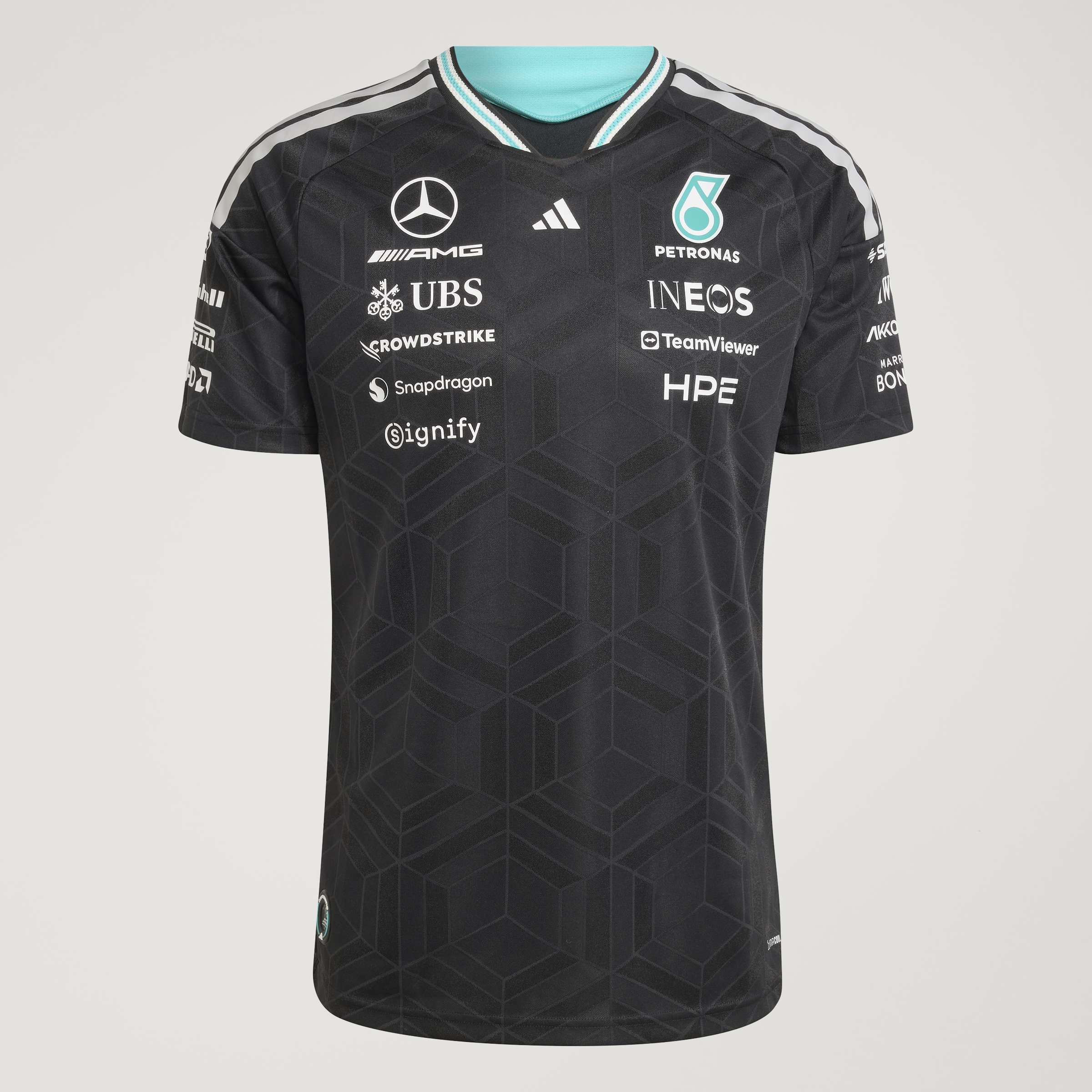 Mens Mercedes AMG F1 Drivers Replica Shirt