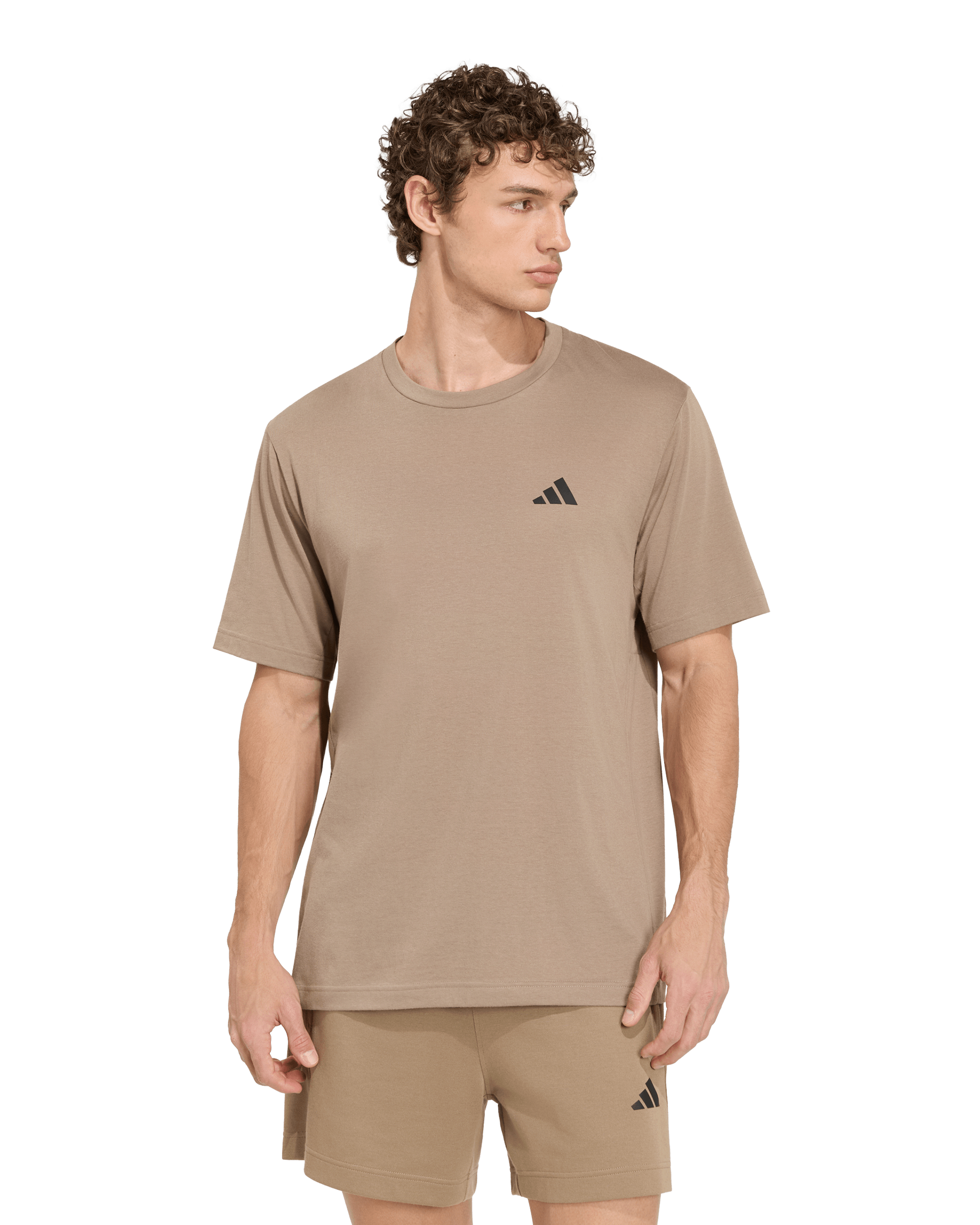 Mens Workout Essential Small Logo Short Sleeve T-Shirt