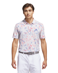 Mens Ultimate Mesh Printed Golf Polo