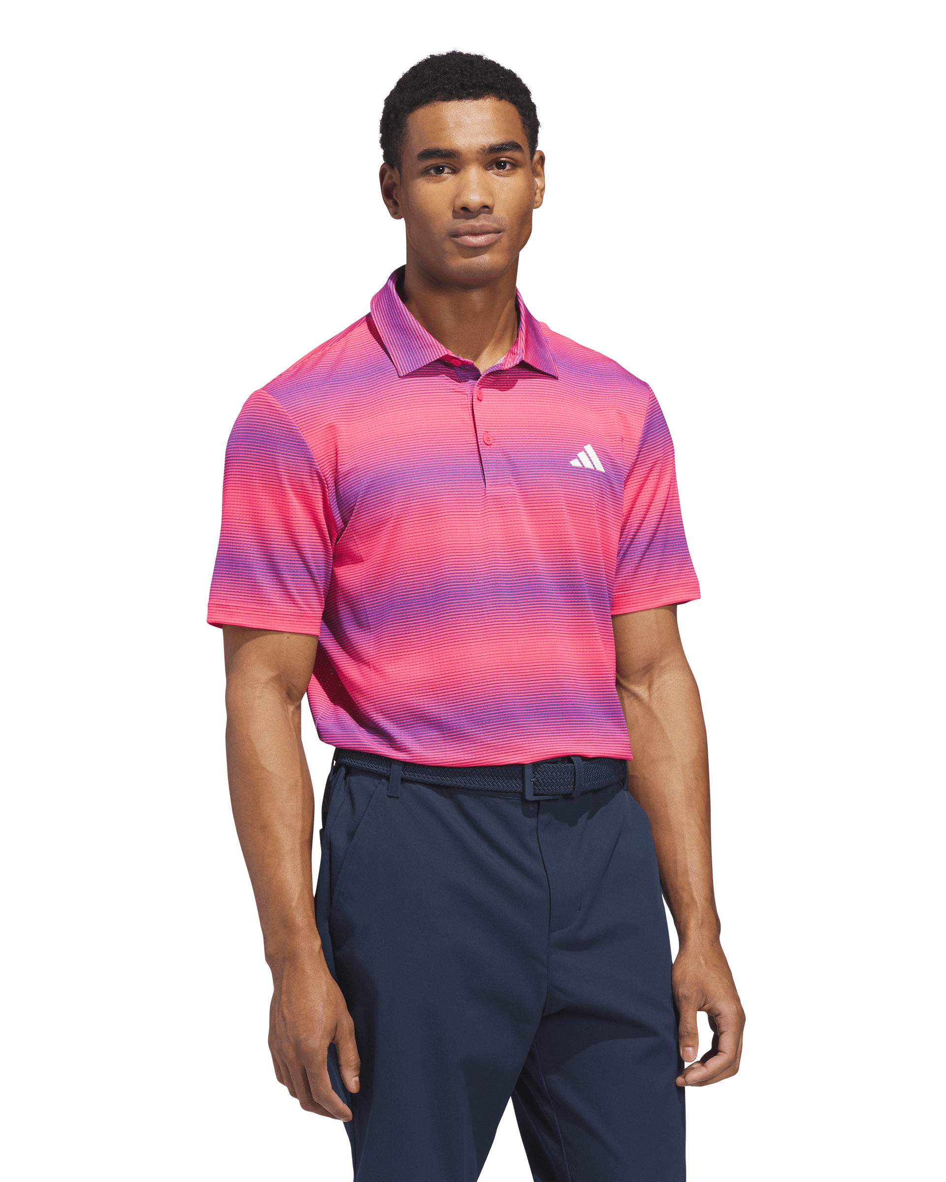 Mens Ultimate Mesh Printed Golf Polo