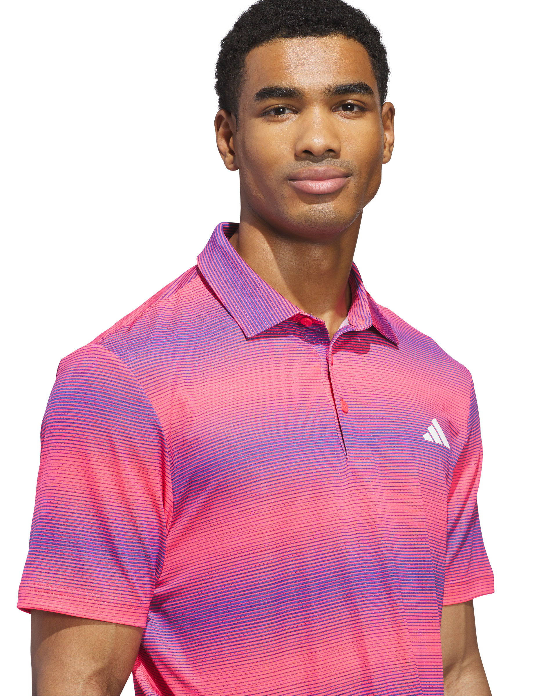 Mens Ultimate Mesh Printed Golf Polo