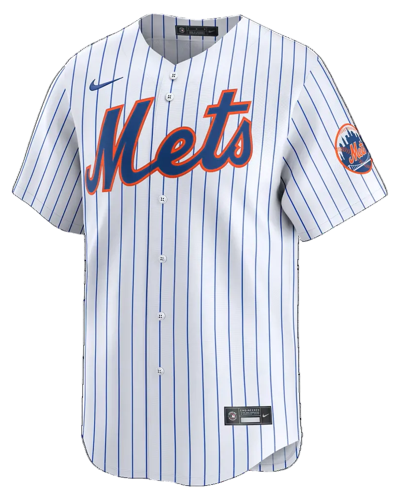 Mens New York Mets Limited Home Replica Jersey