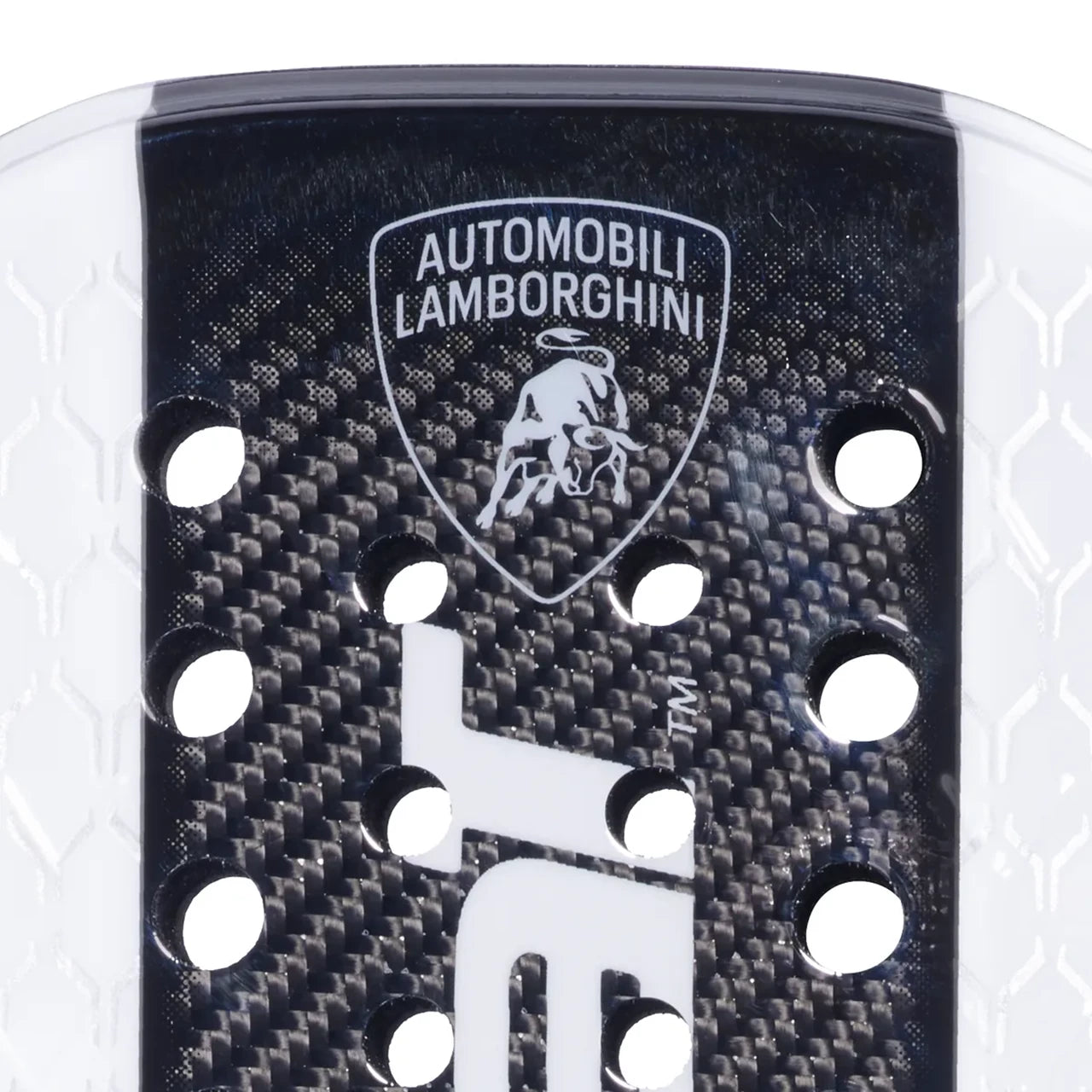 Lamborghini White Blue Padel Racket