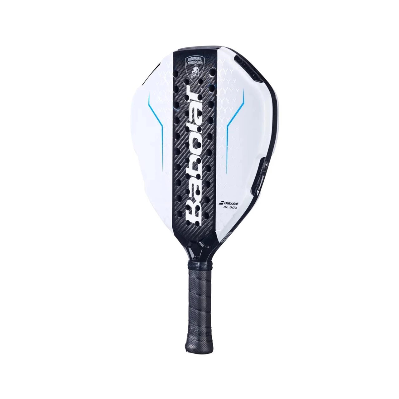 Lamborghini White Blue Padel Racket