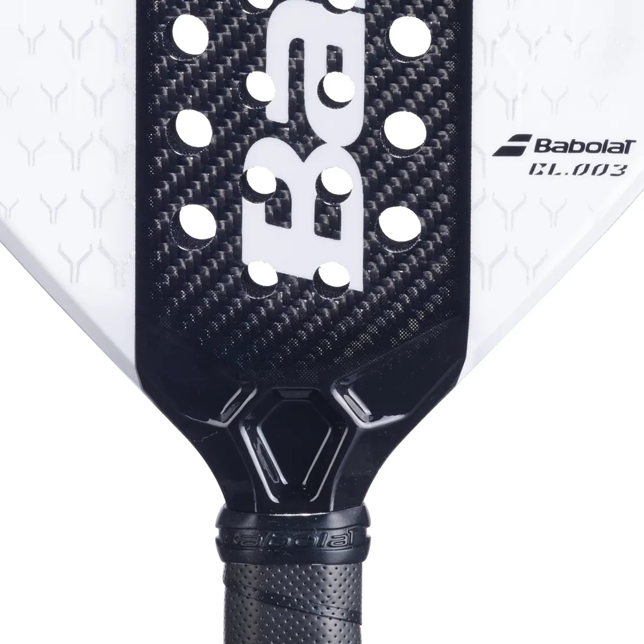 Lamborghini White Blue Padel Racket