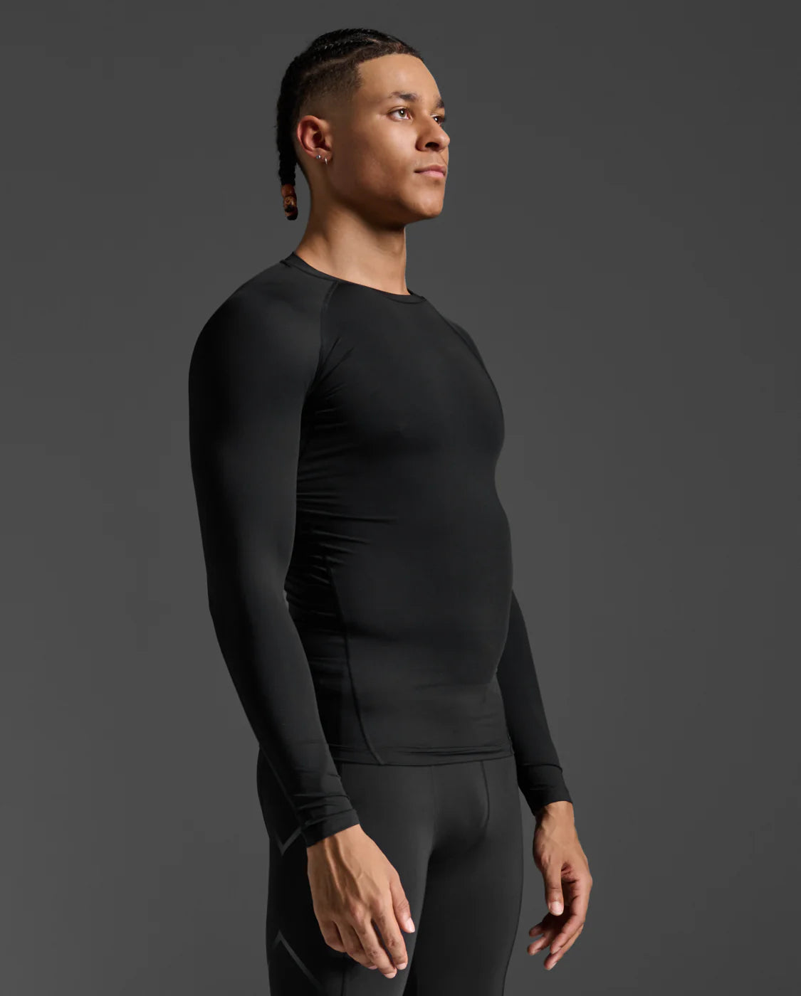 Mens Core Compression Fitted Long Sleeve T-Shirt