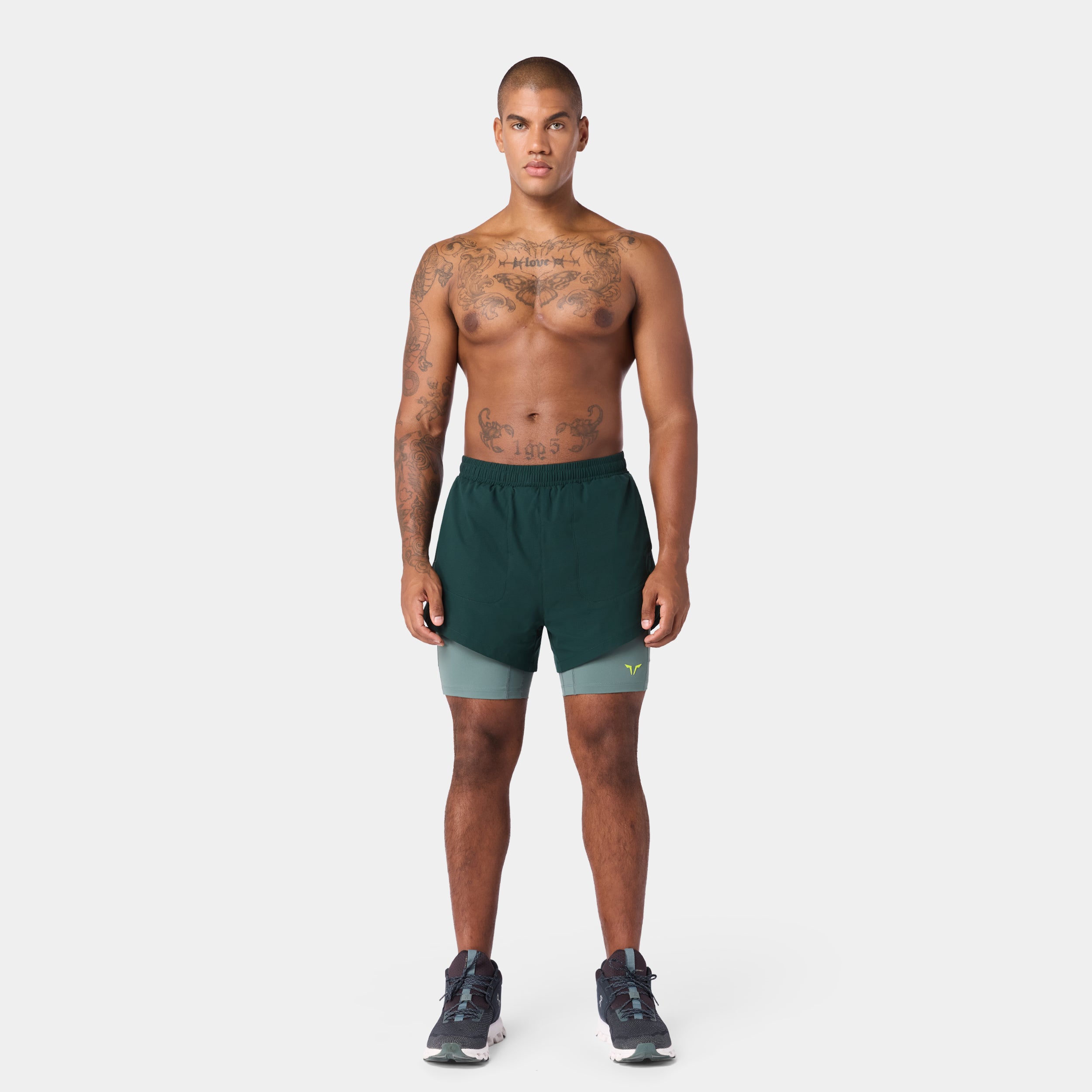 Mens Neotech Performance 2 in 1 5 inch Short