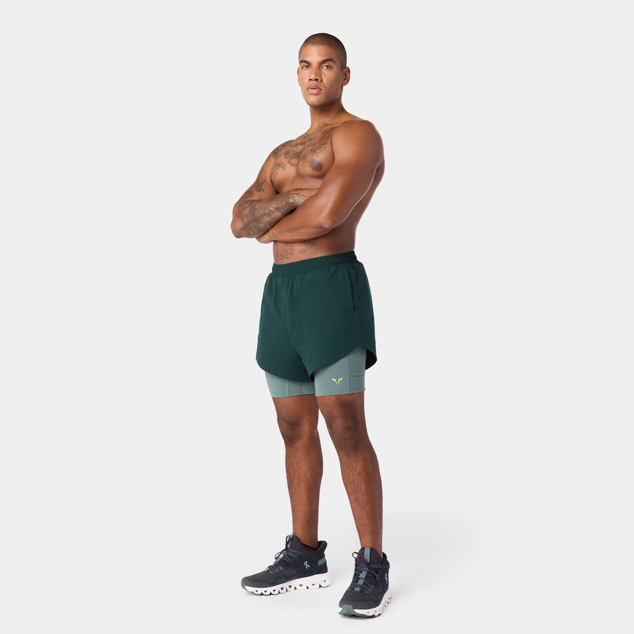 Mens Neotech Performance 2 in 1 5 inch Short