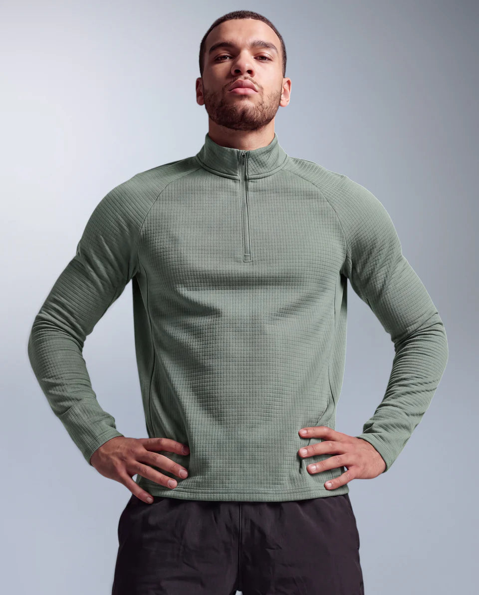 Mens Ignition Haptic 1/4 Zip Long Sleeve Top