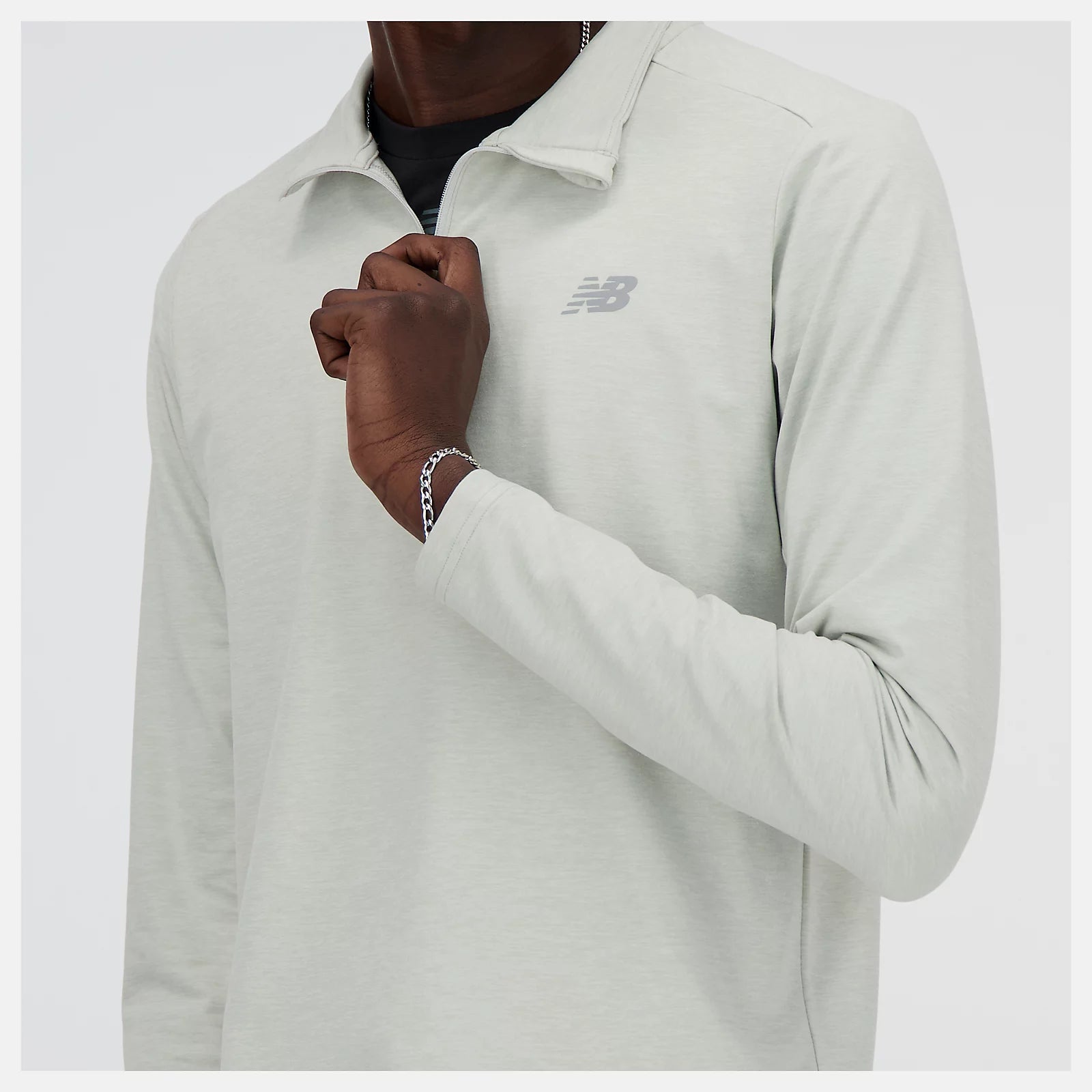 Mens SpaceDye 1/4 Zip Longsleeve