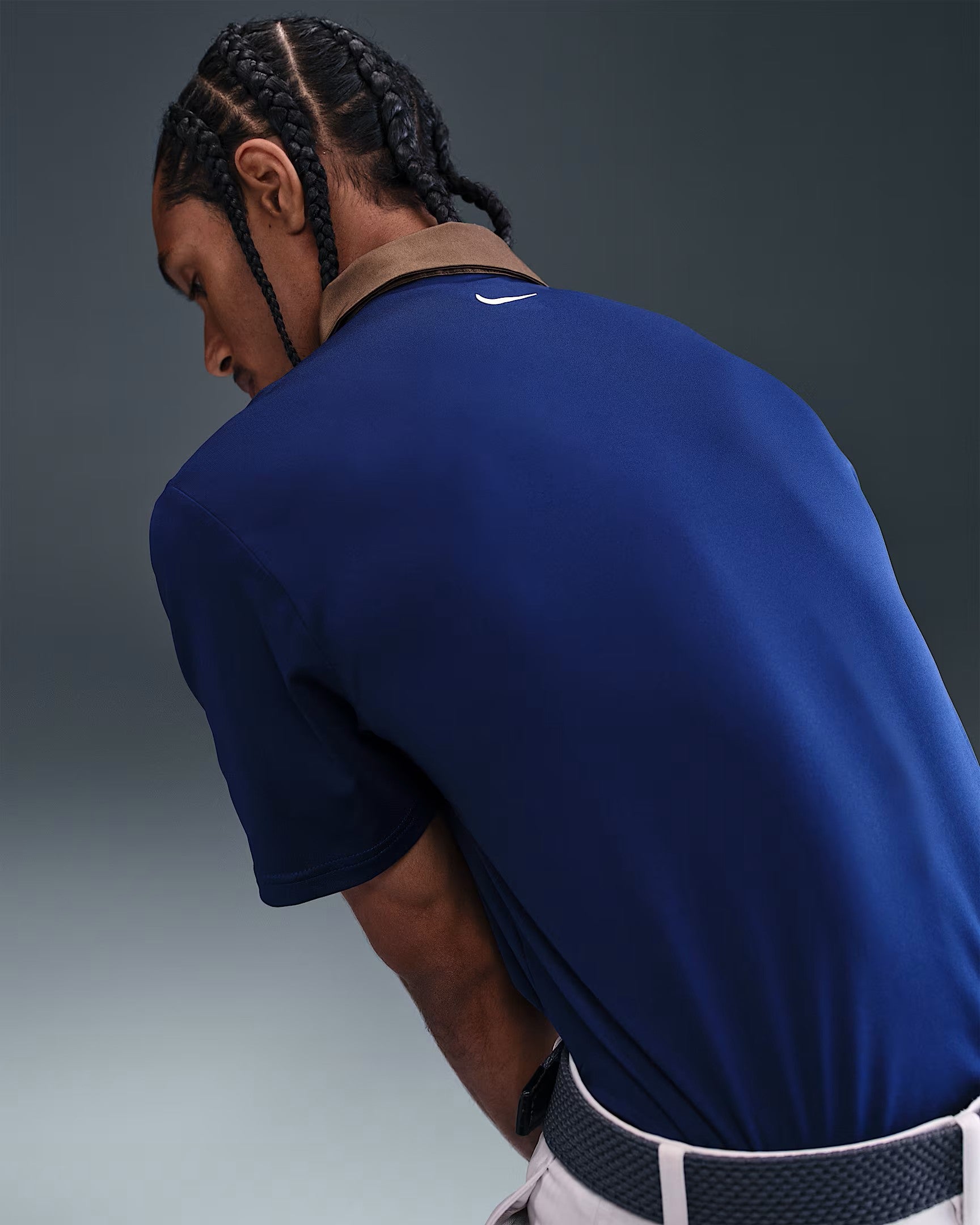 Mens Dri-Fit Tour Contrast Golf Polo