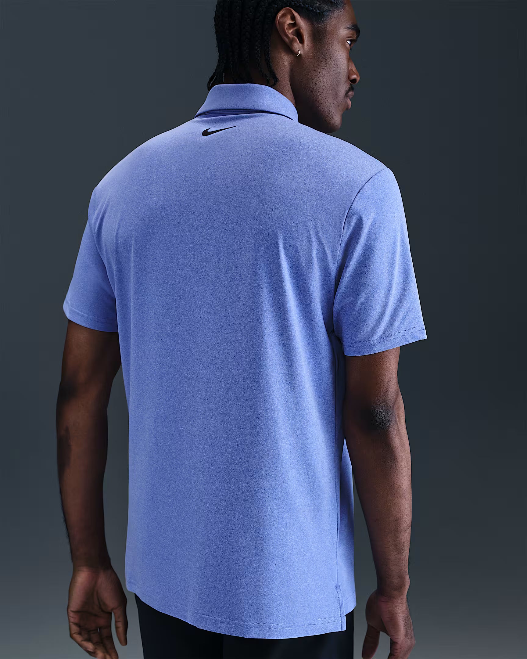 Mens Dri-Fit Tour Heather Golf Polo