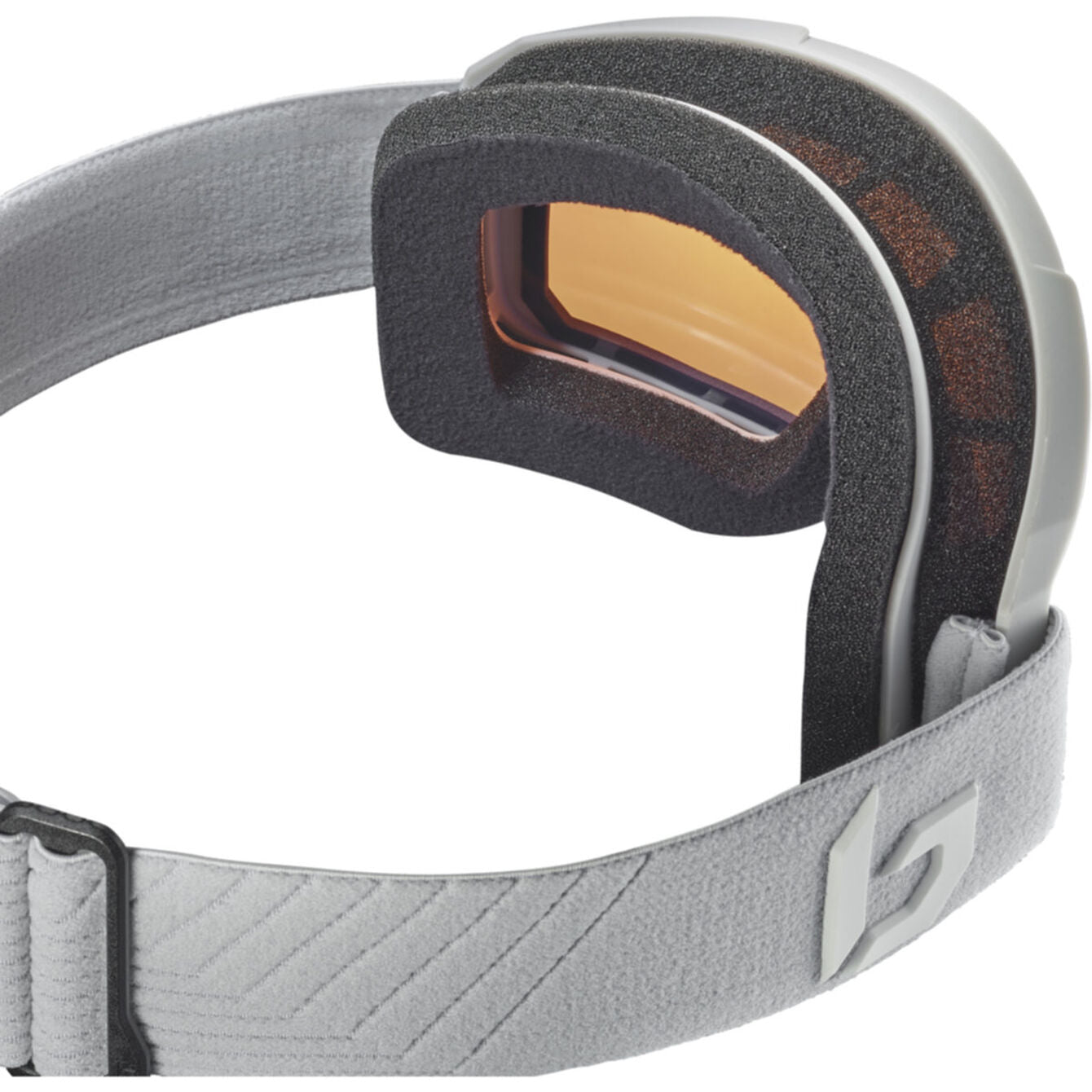 Maddox Lightest Grey Matte Azure Lens Ski Goggle
