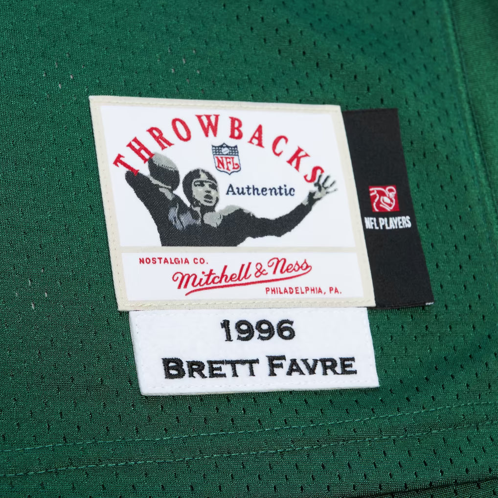 Mens Green Bay Packers Brett Favre 1996 Auth Jersey