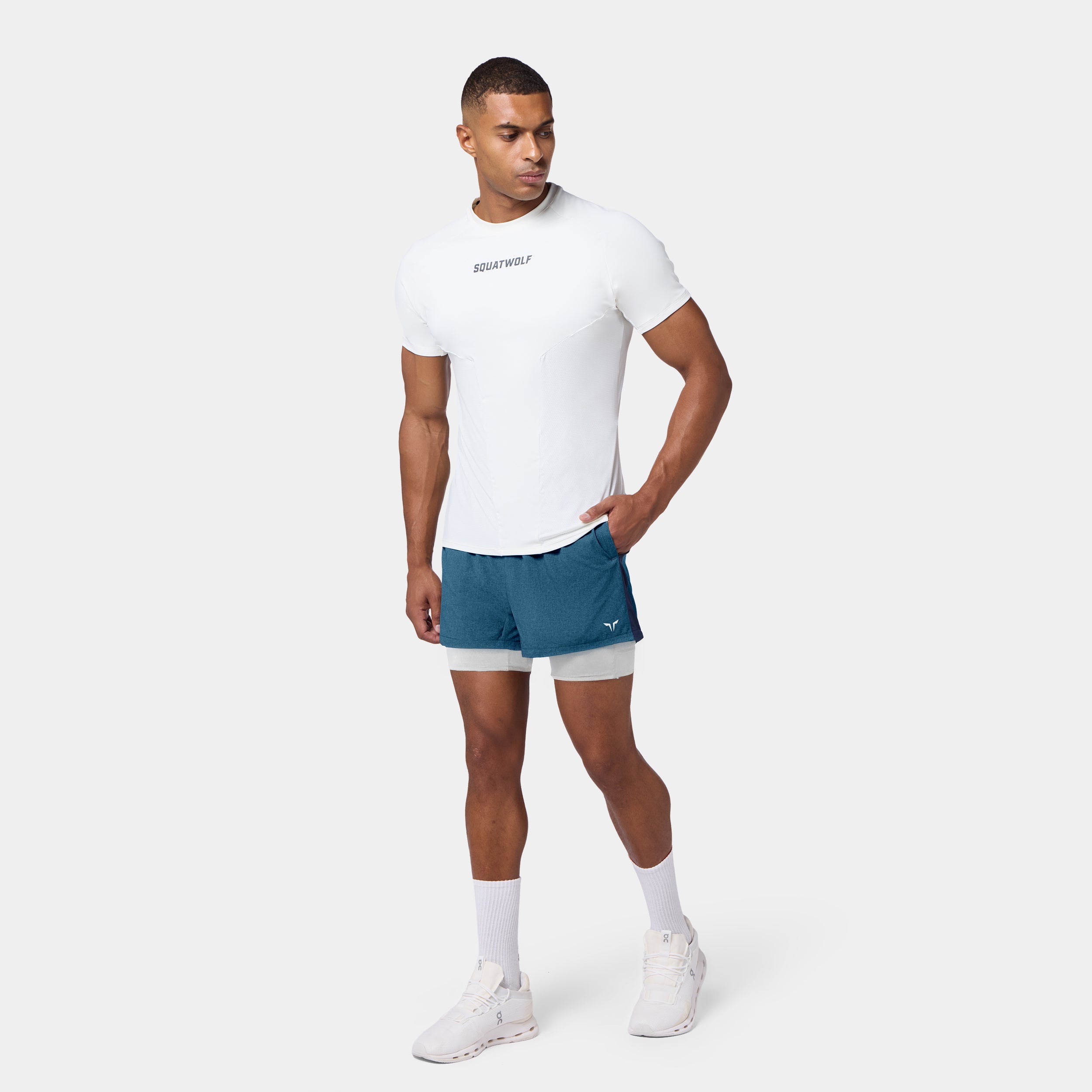 Mens Essential Pro 5 Inch 2 in 1 Short