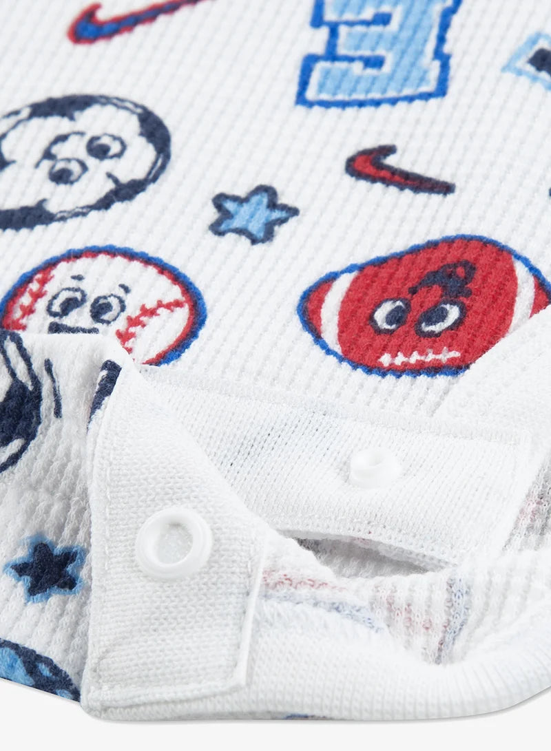 Infants AOP Waffle Set