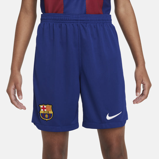 Boys FC Barcelona 23/24 Stadium Home Replica Shorts