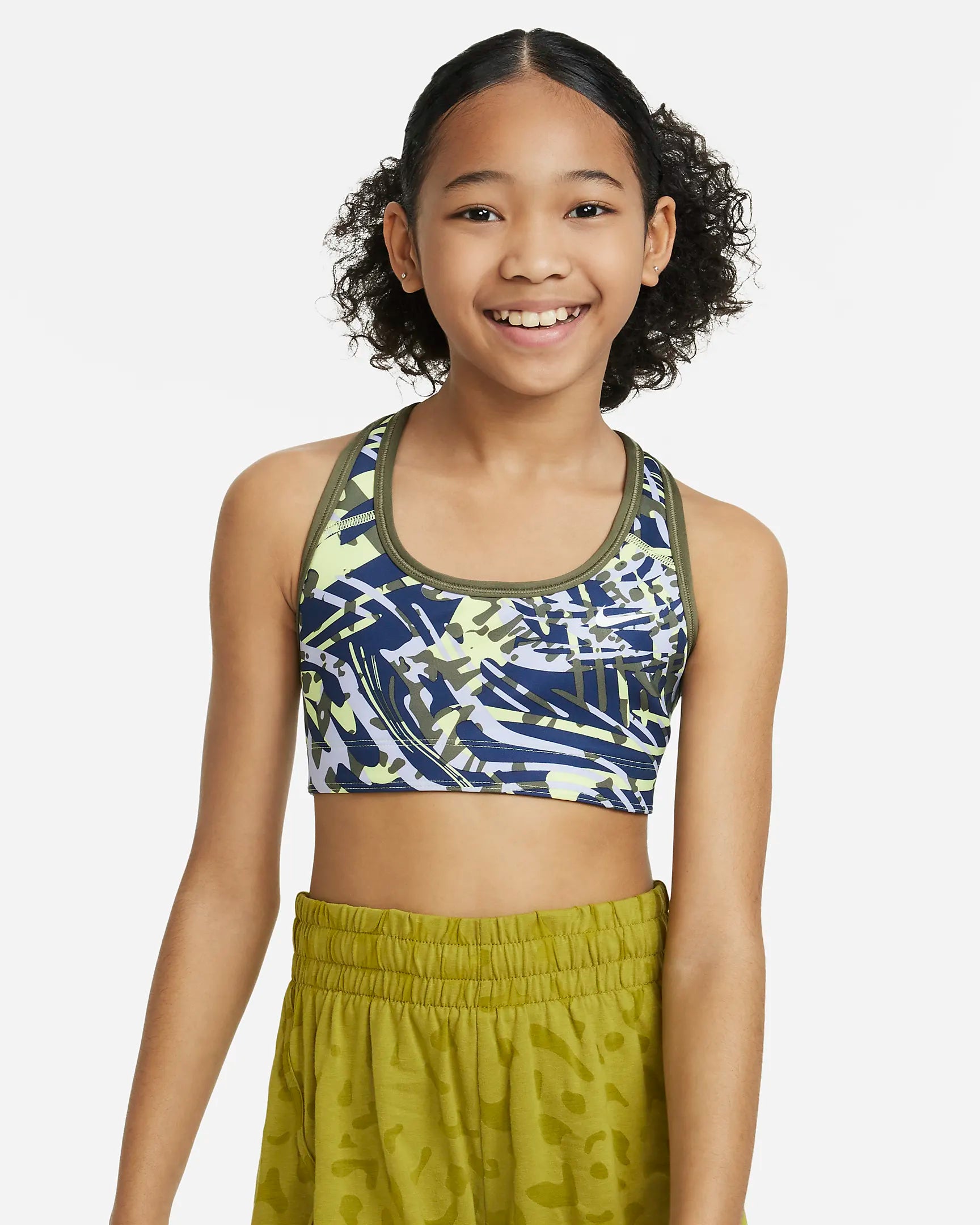 Girls Performance Swoosh Reversible Bra