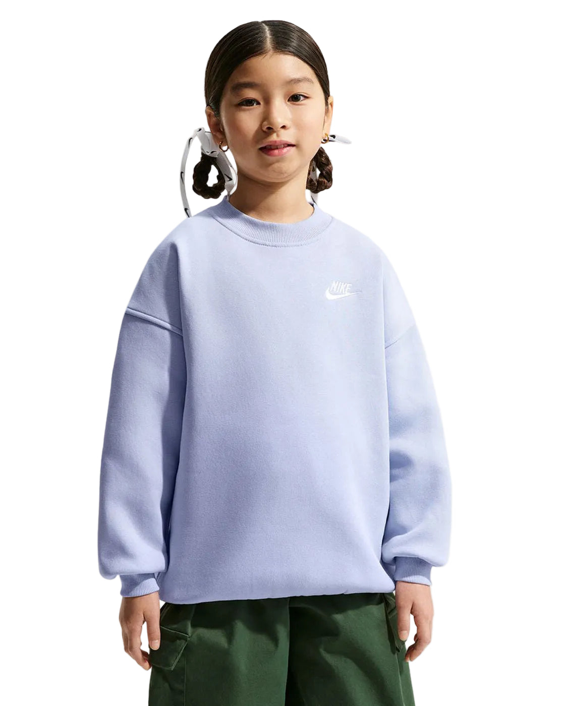 Junior Girls Oversized Crew Neck Sweater