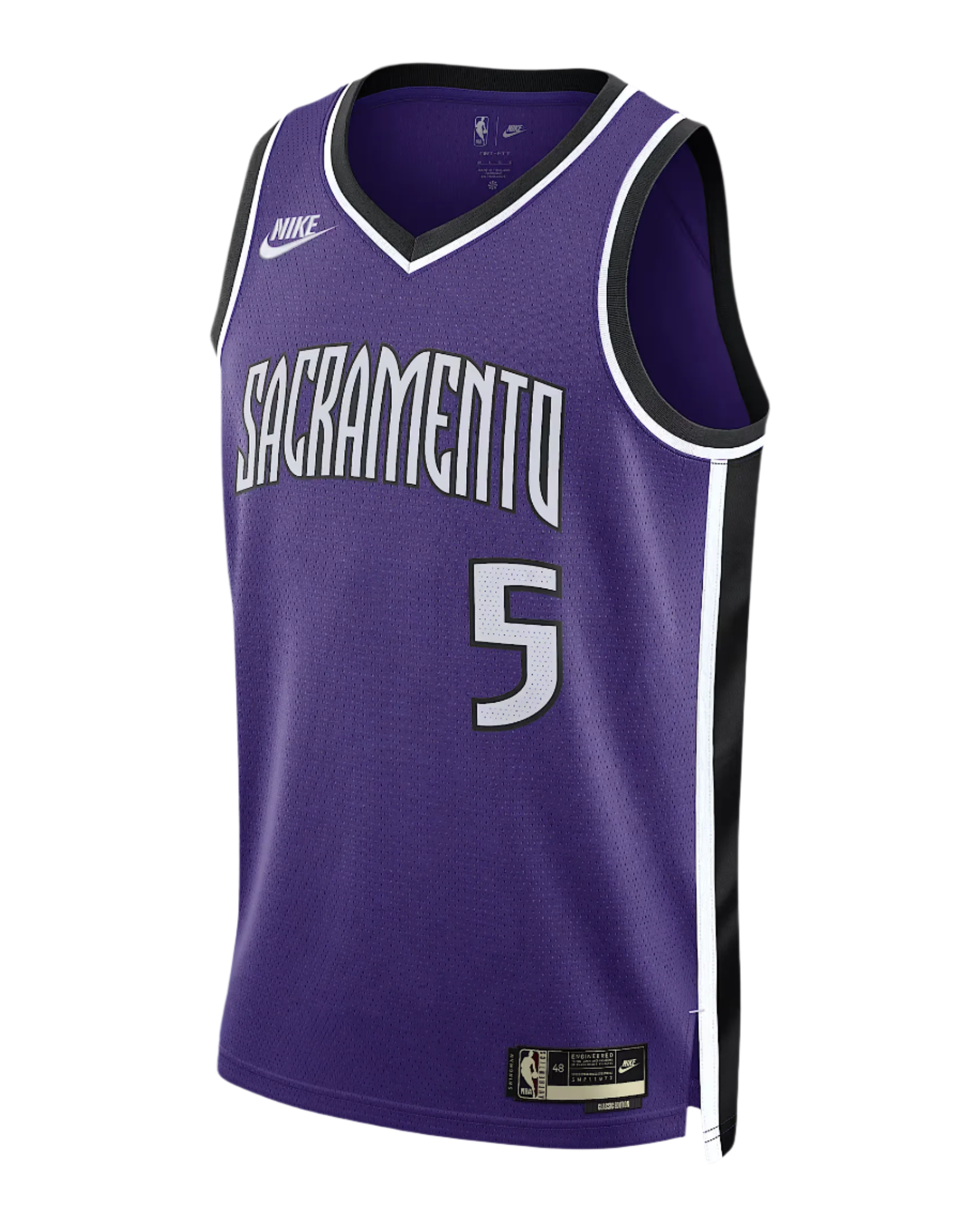 Mens Sacramento Kings De'Aaron Fox Hwc 24 Jersey