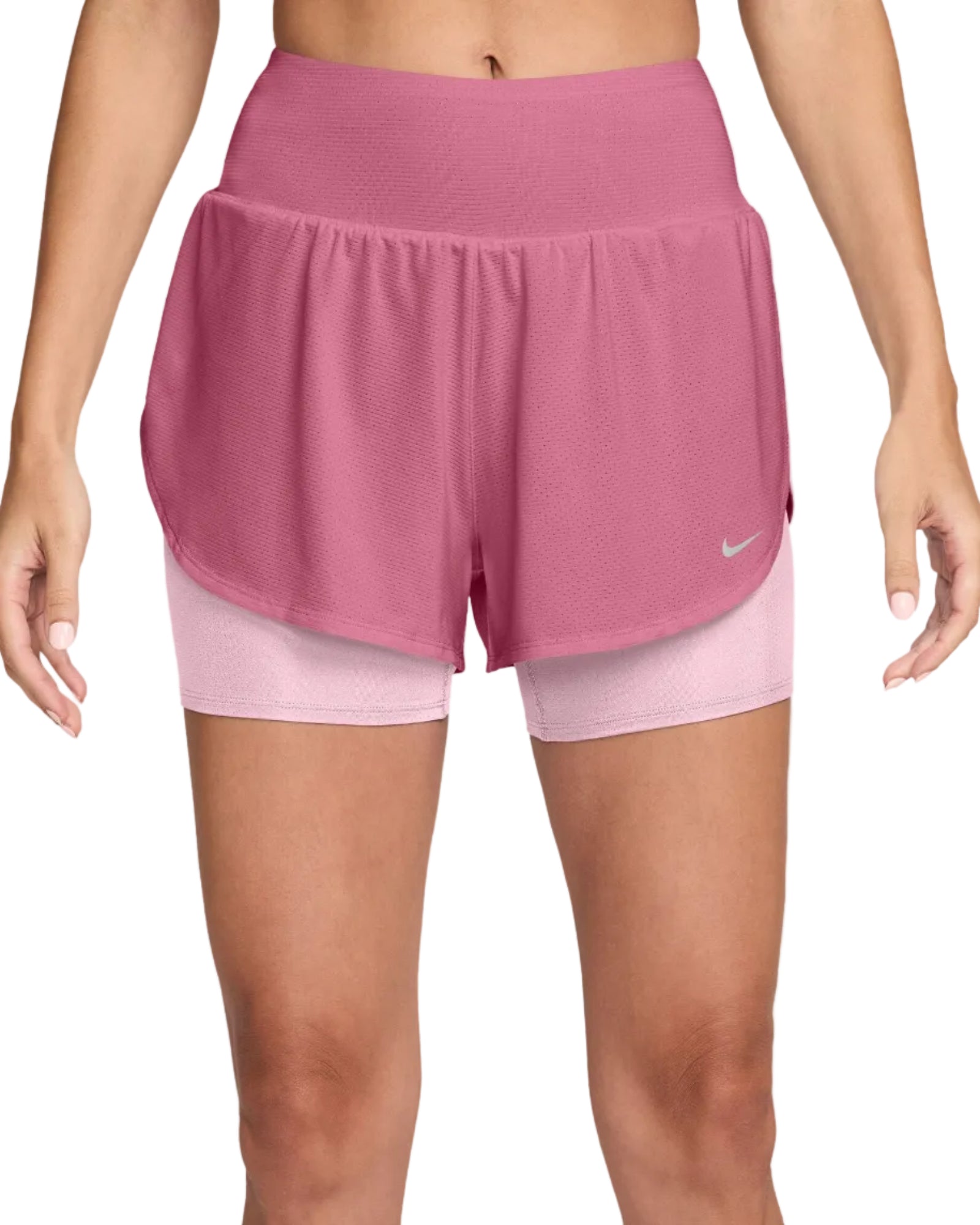 Women's Flow Dri-FIT 2-in-1 Mesh Running Shorts