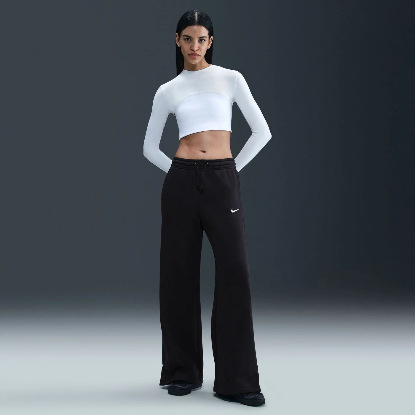 Womens Nike Phoenix Fleece Wide Leg Pant